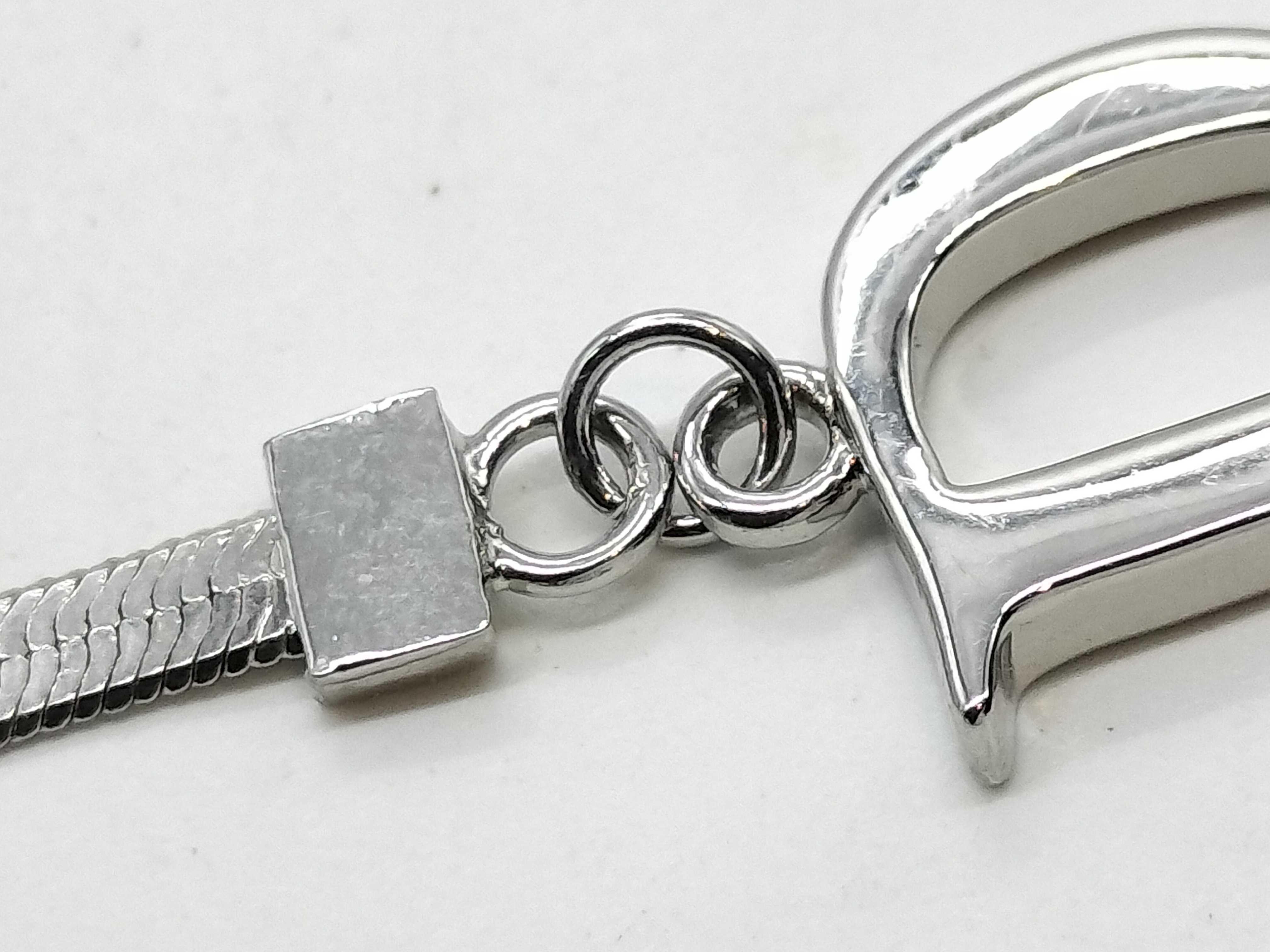 Silver CD Ribbon Bracelet/Bangle — view 8
