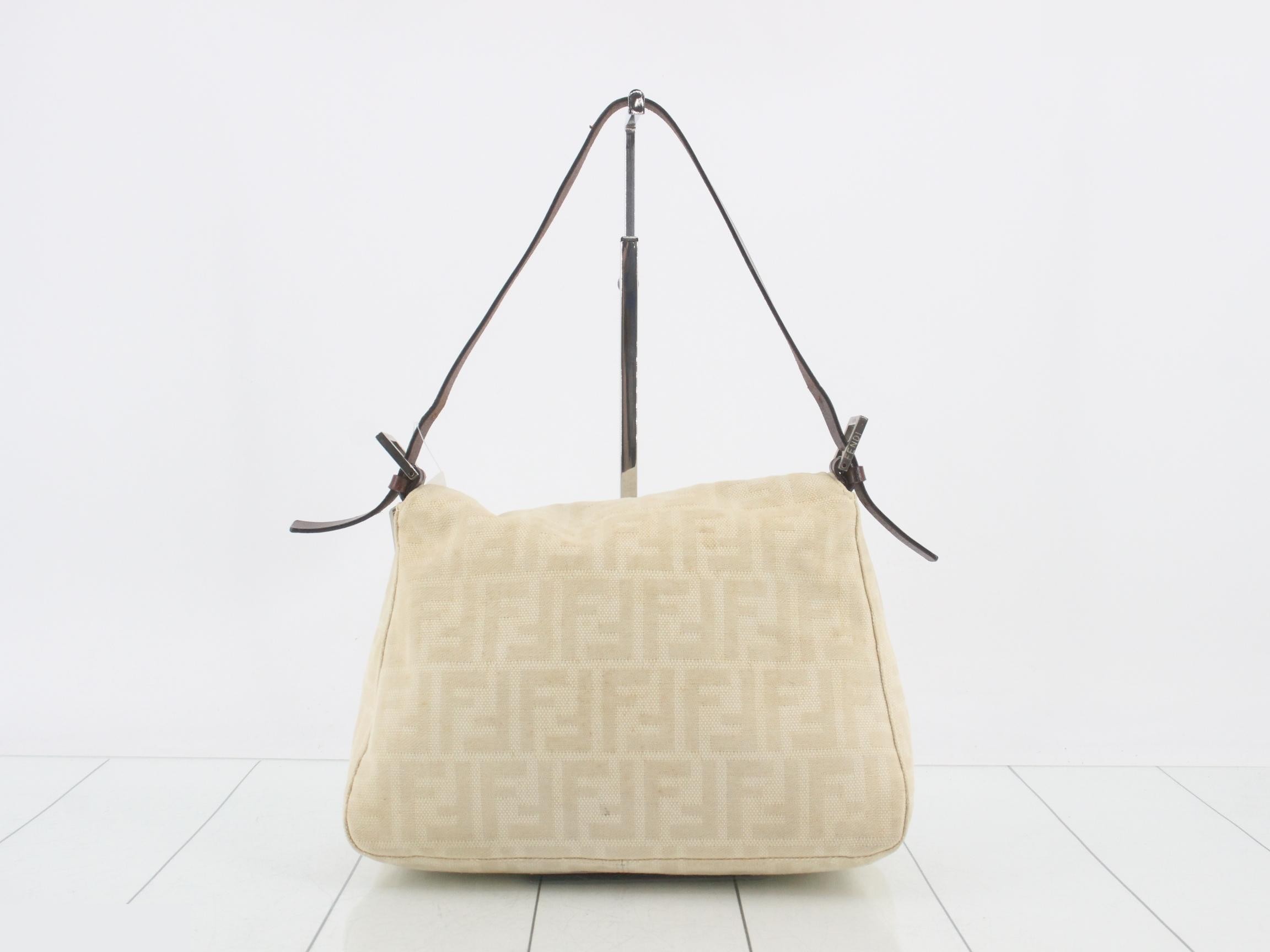Zucca pattern F Mamma Bucket Baguette Shoulder Bag Zucca Handbag — view 2