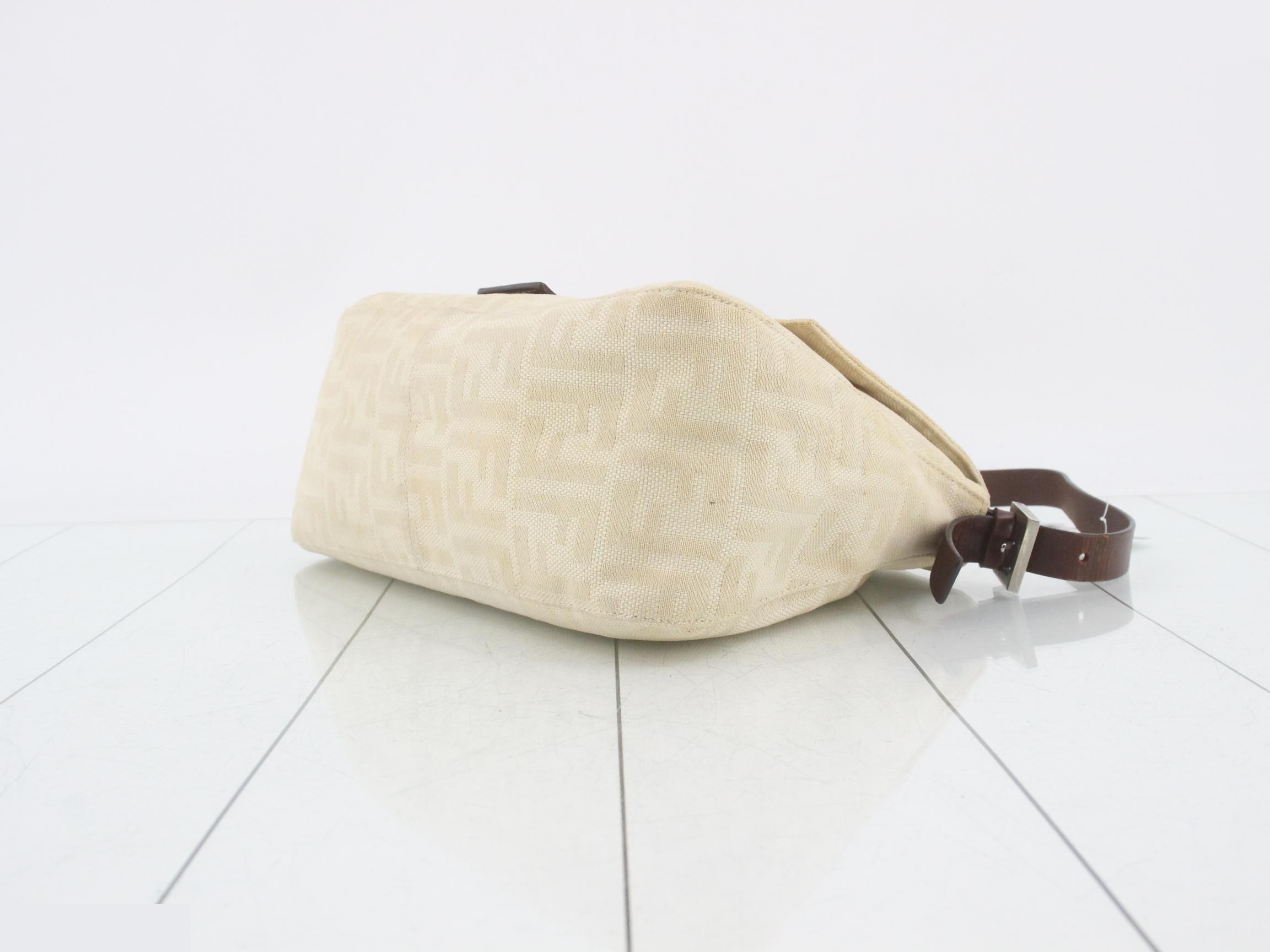 Zucca pattern F Mamma Bucket Baguette Shoulder Bag Zucca Handbag — view 6