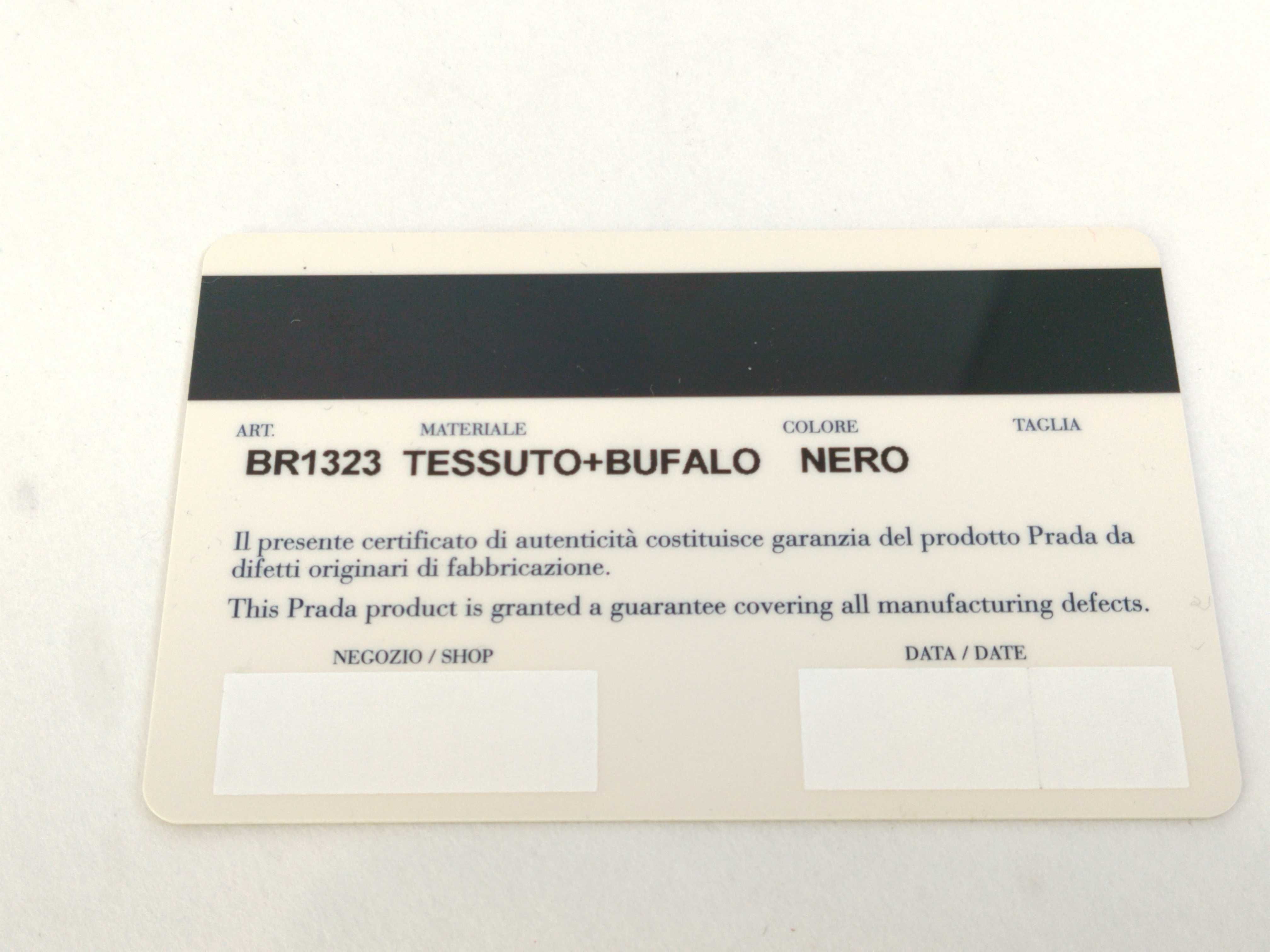 Nylon Prada BR1323 Handbag Push Lock Tessuto Nylon x Buffalo Handbag — view 13