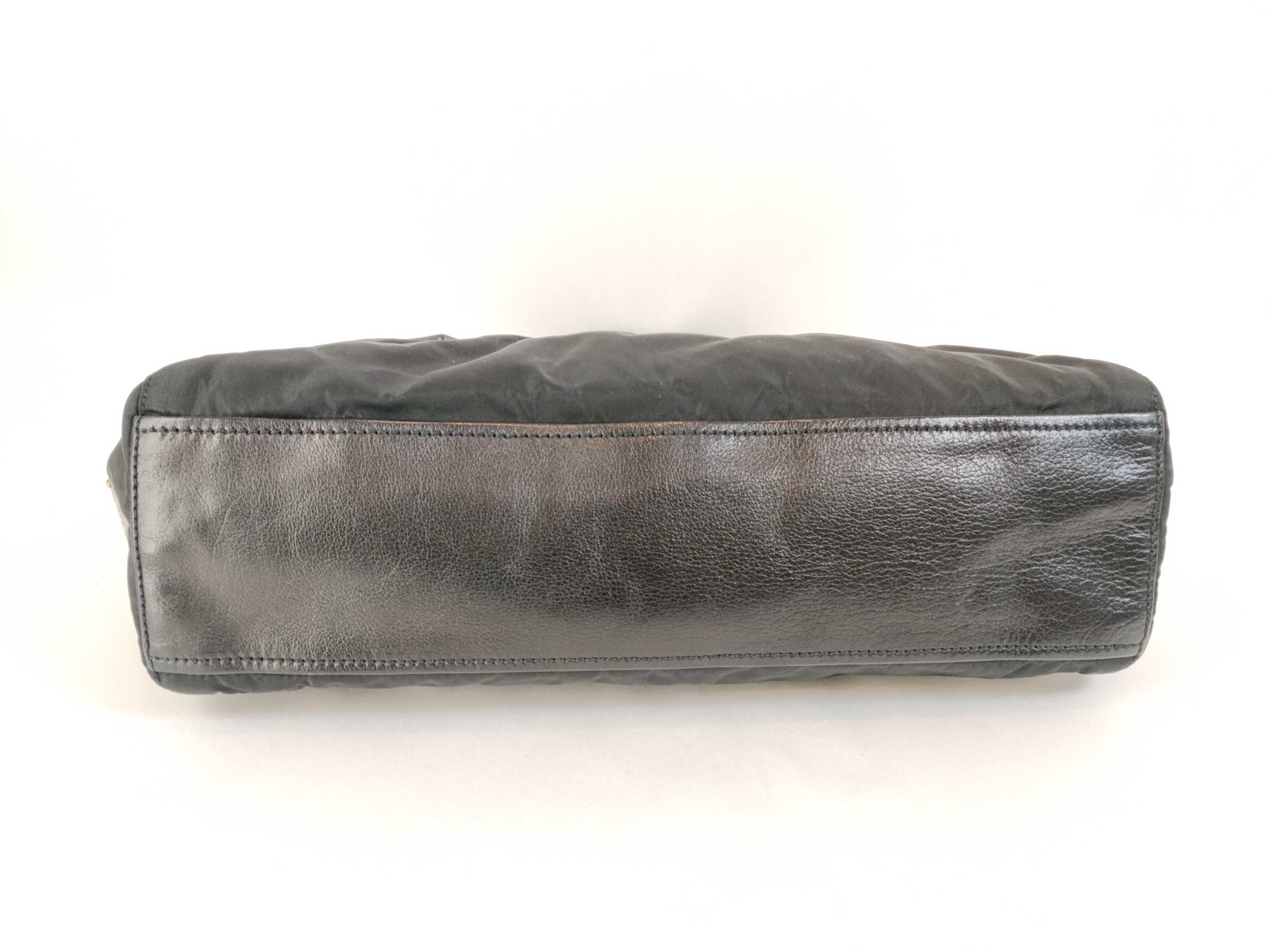 Nylon Prada BR1323 Handbag Push Lock Tessuto Nylon x Buffalo Handbag — view 8