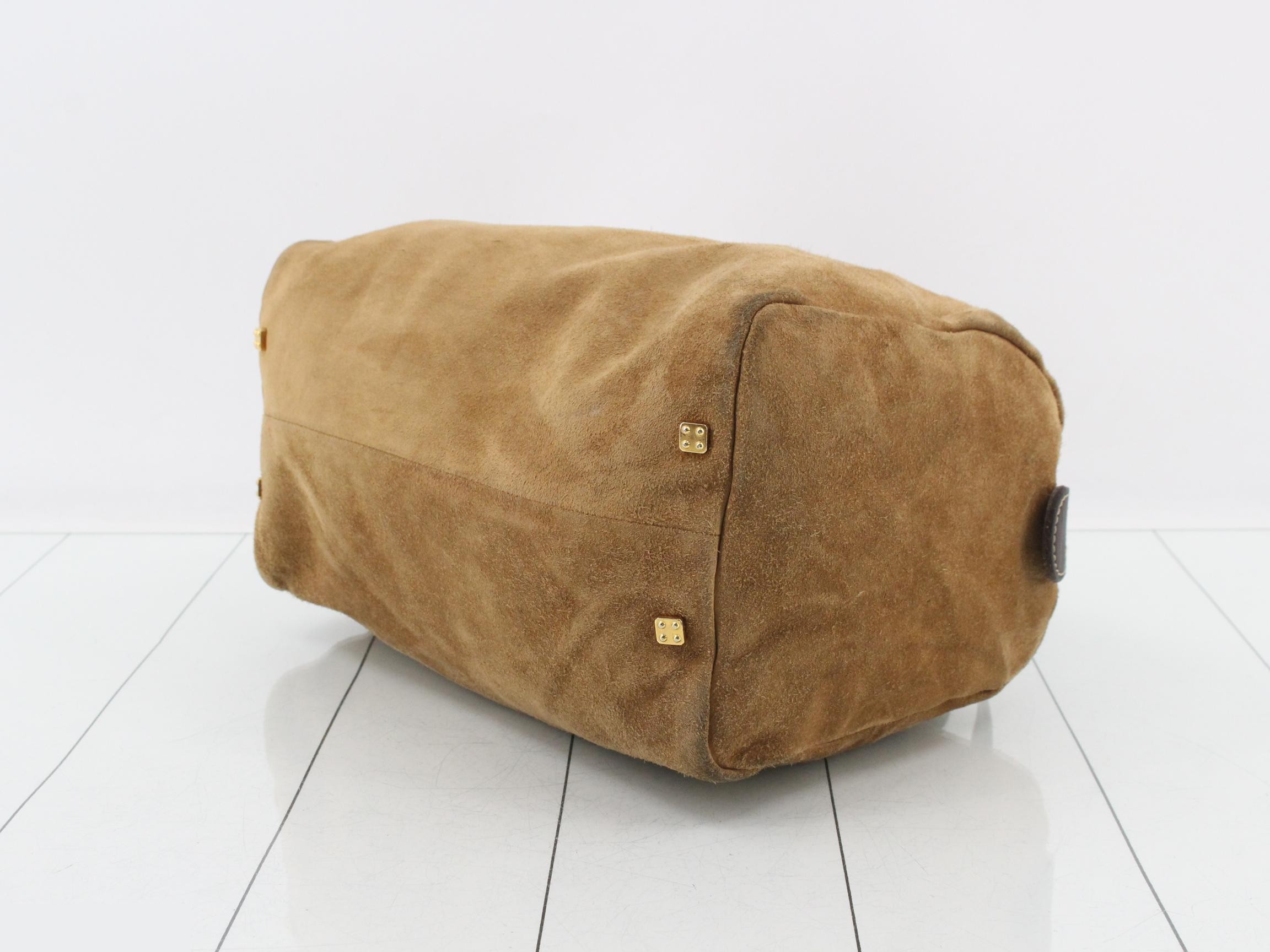 Anagram Suede Handbag — view 6