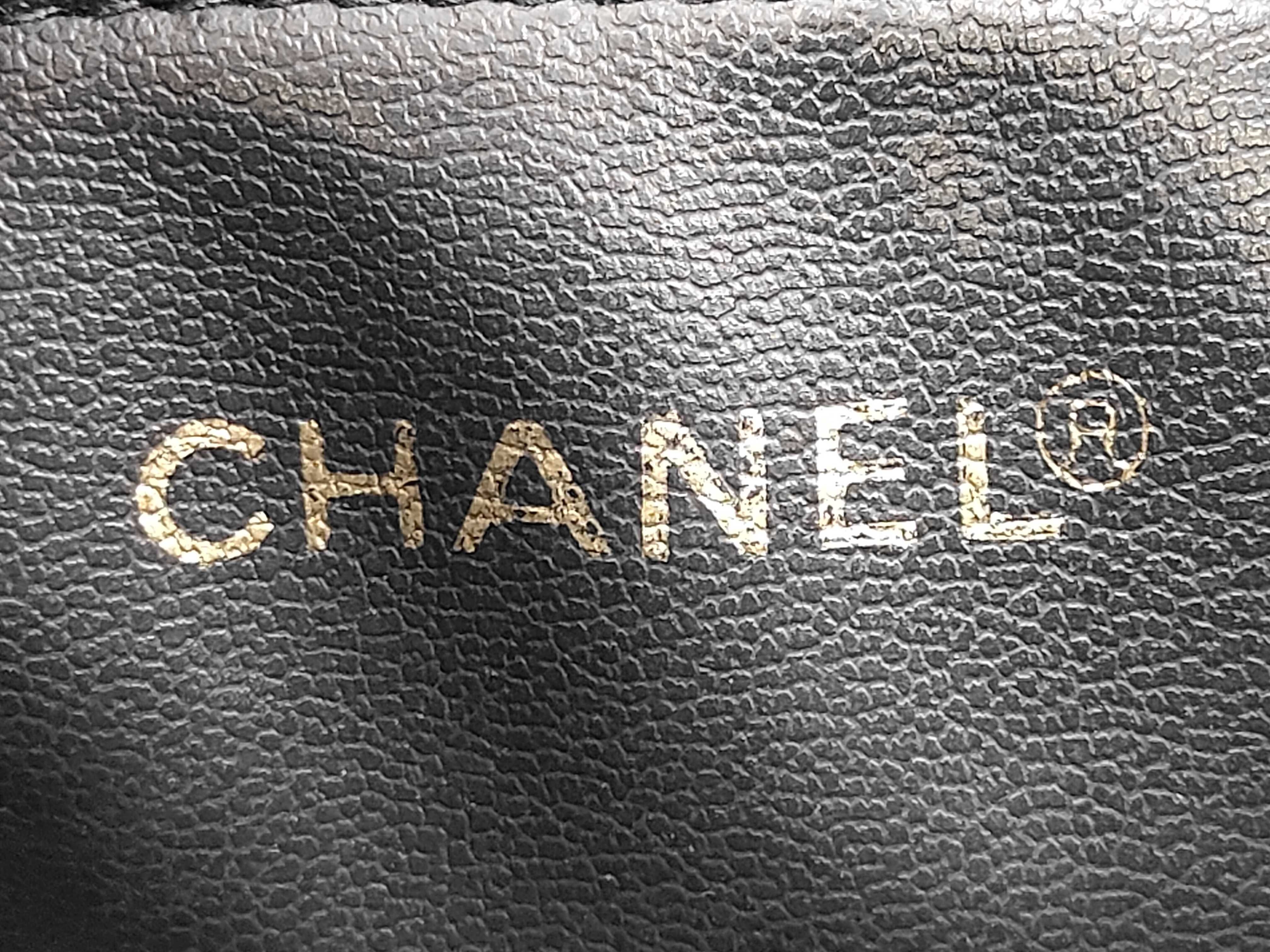 Coco Mark Lambskin Tote Bag with Studs, Black with Gold Hardware, Serial Number 2789773 — view 10