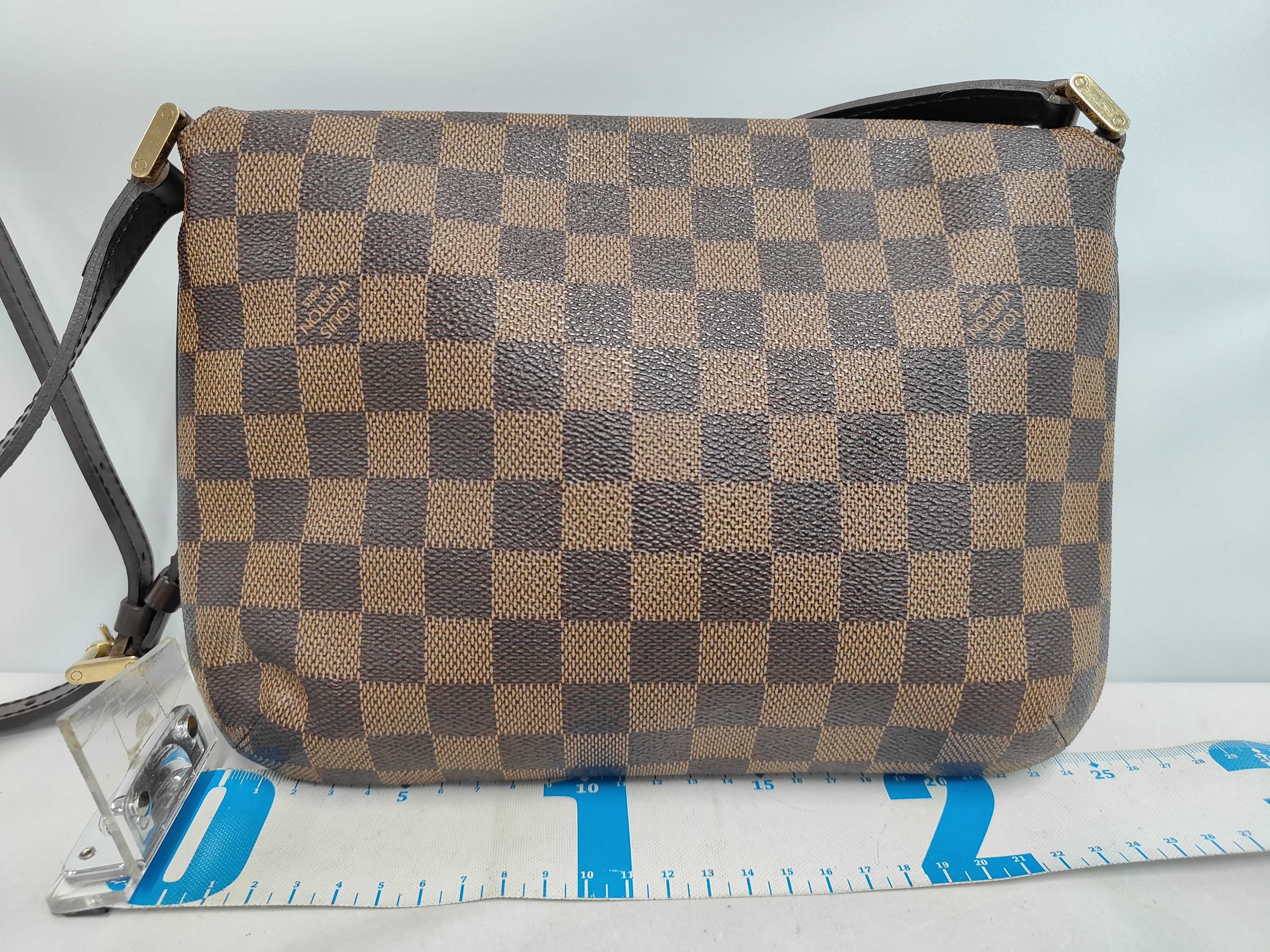 Damier Musette Tango Long Shoulder Bag N51301 LM1014 Brown Shoulder Bag — view 2