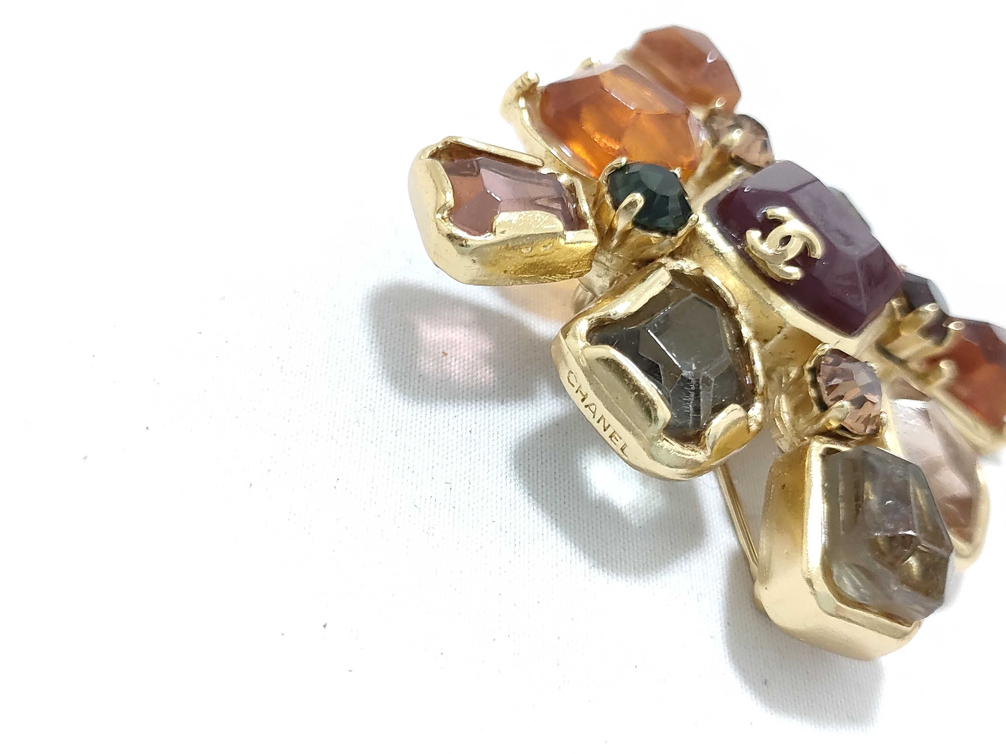 Coco Mark Color Stone Brooch 01A Brooch — view 8