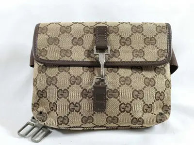 GG Canvas 92543 Waist Bag Shoulder Bag