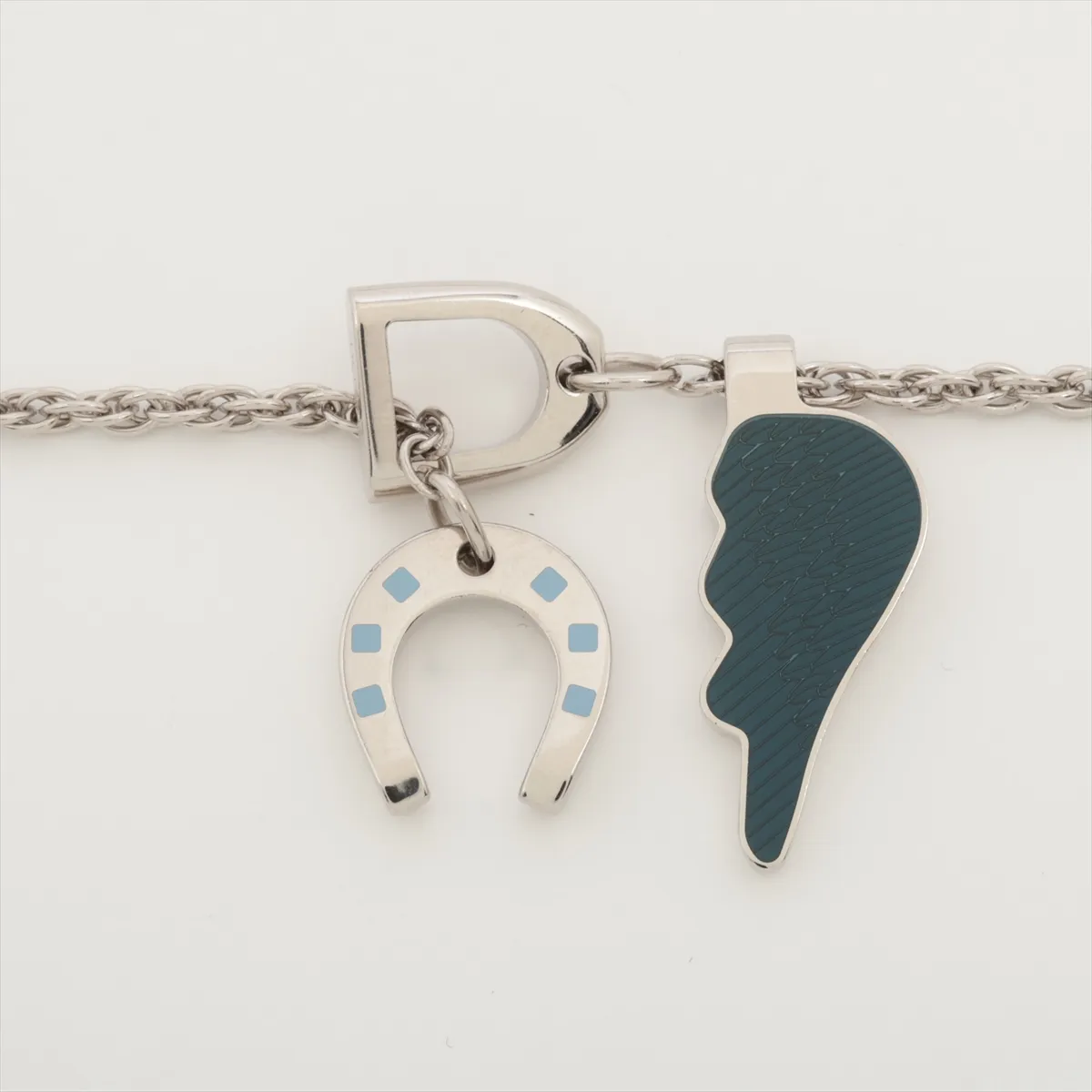 Bon Voyage Necklace Buffalo Horn x GP Silver Thread Dull — view 3