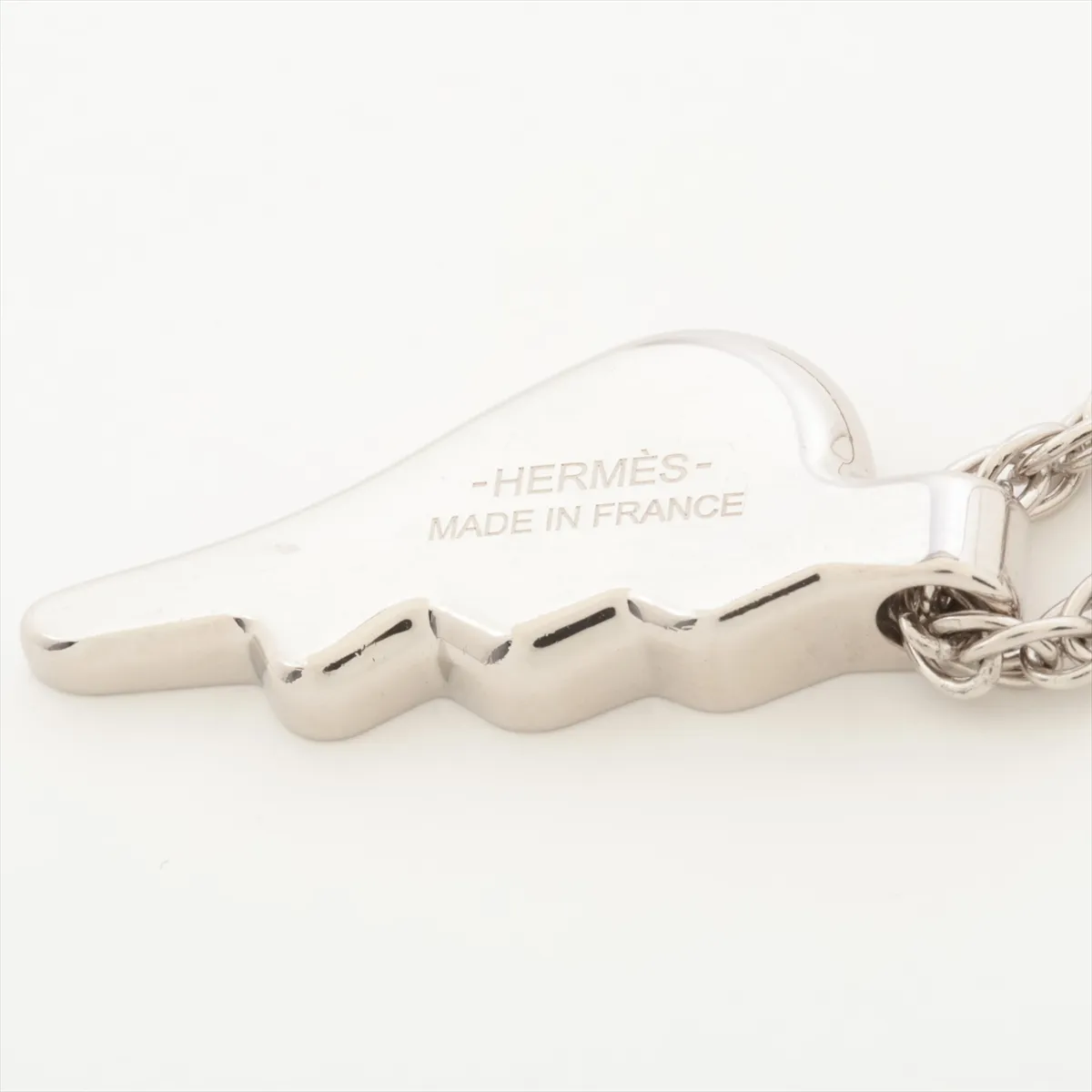 Bon Voyage Necklace Buffalo Horn x GP Silver Thread Dull — view 4