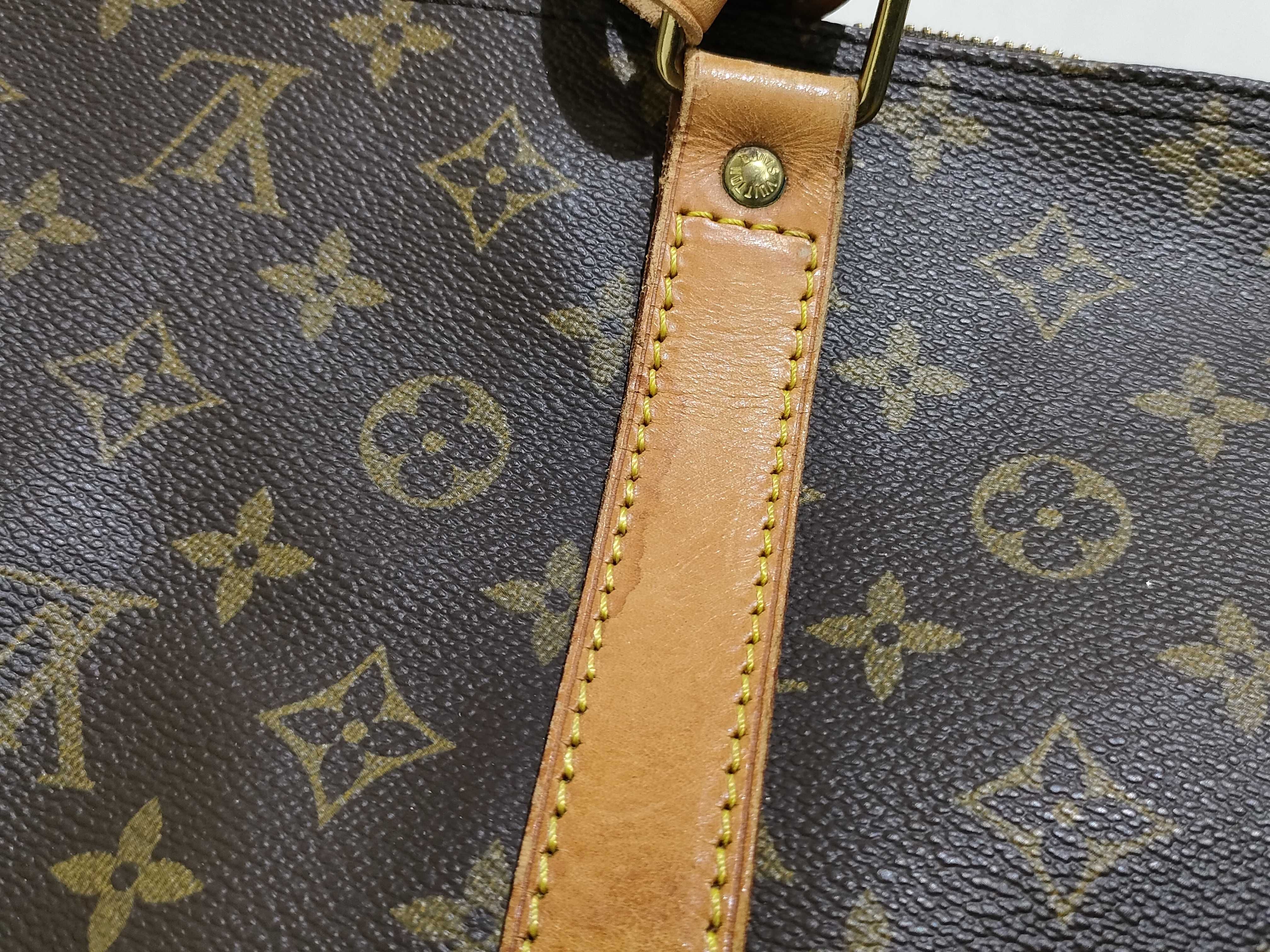 Monogram LV Monogram Keepall Bandoulière 60 Boston Bag — view 12