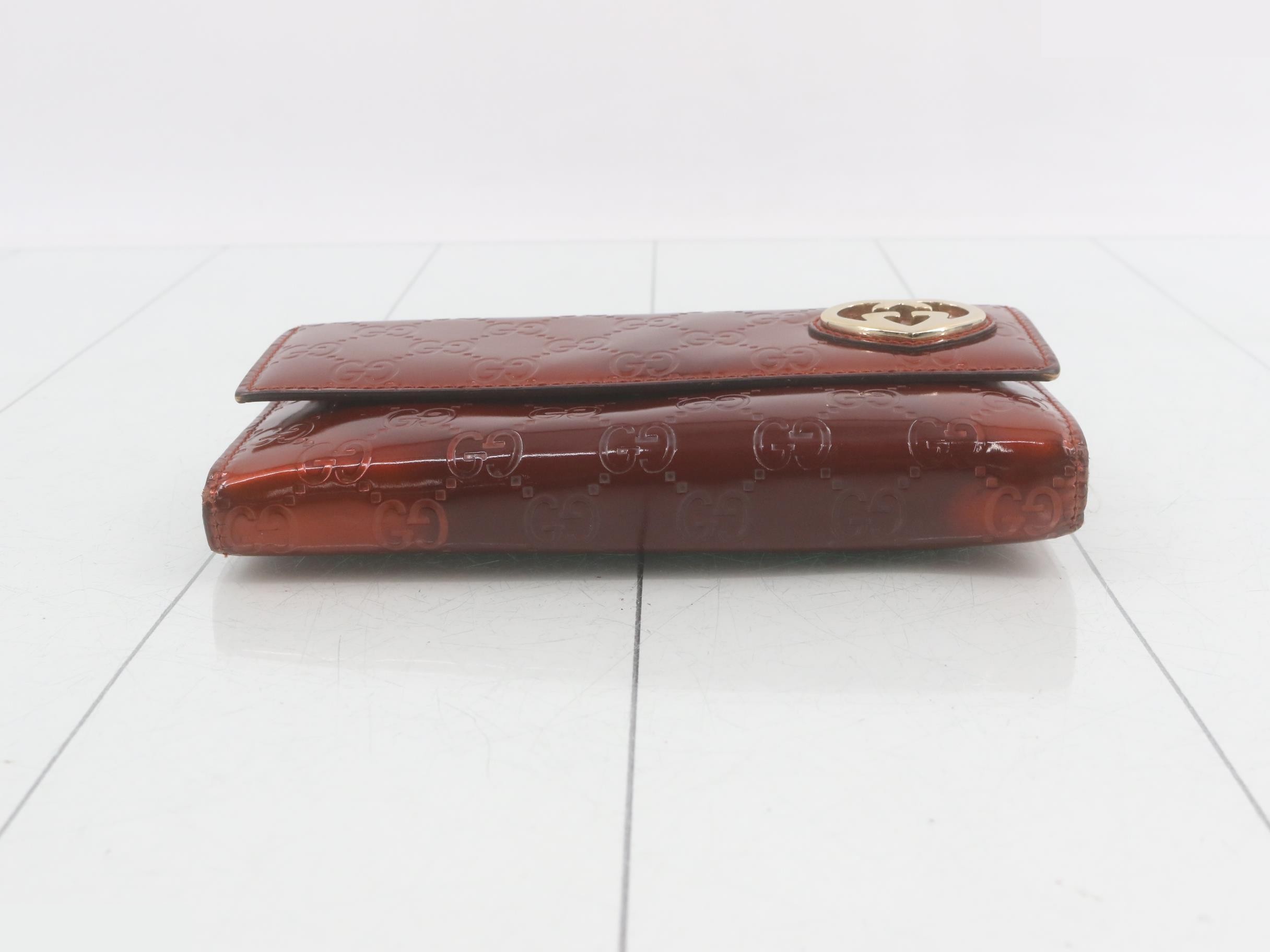 Lovely Heart Enamel Bi-fold Long Wallet — view 3