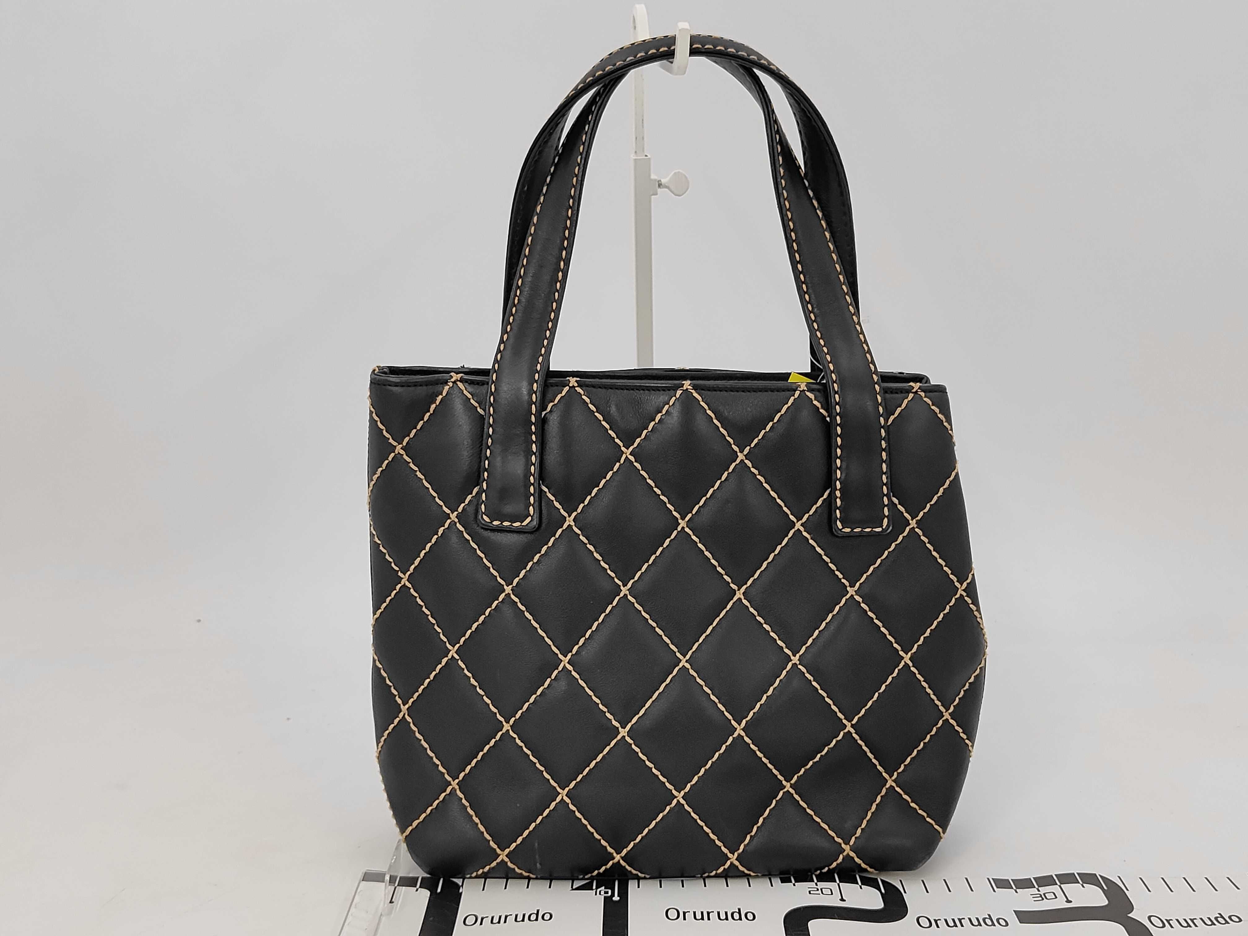 Cambon Tote Bag A18126 Lambskin Handbag — view 2