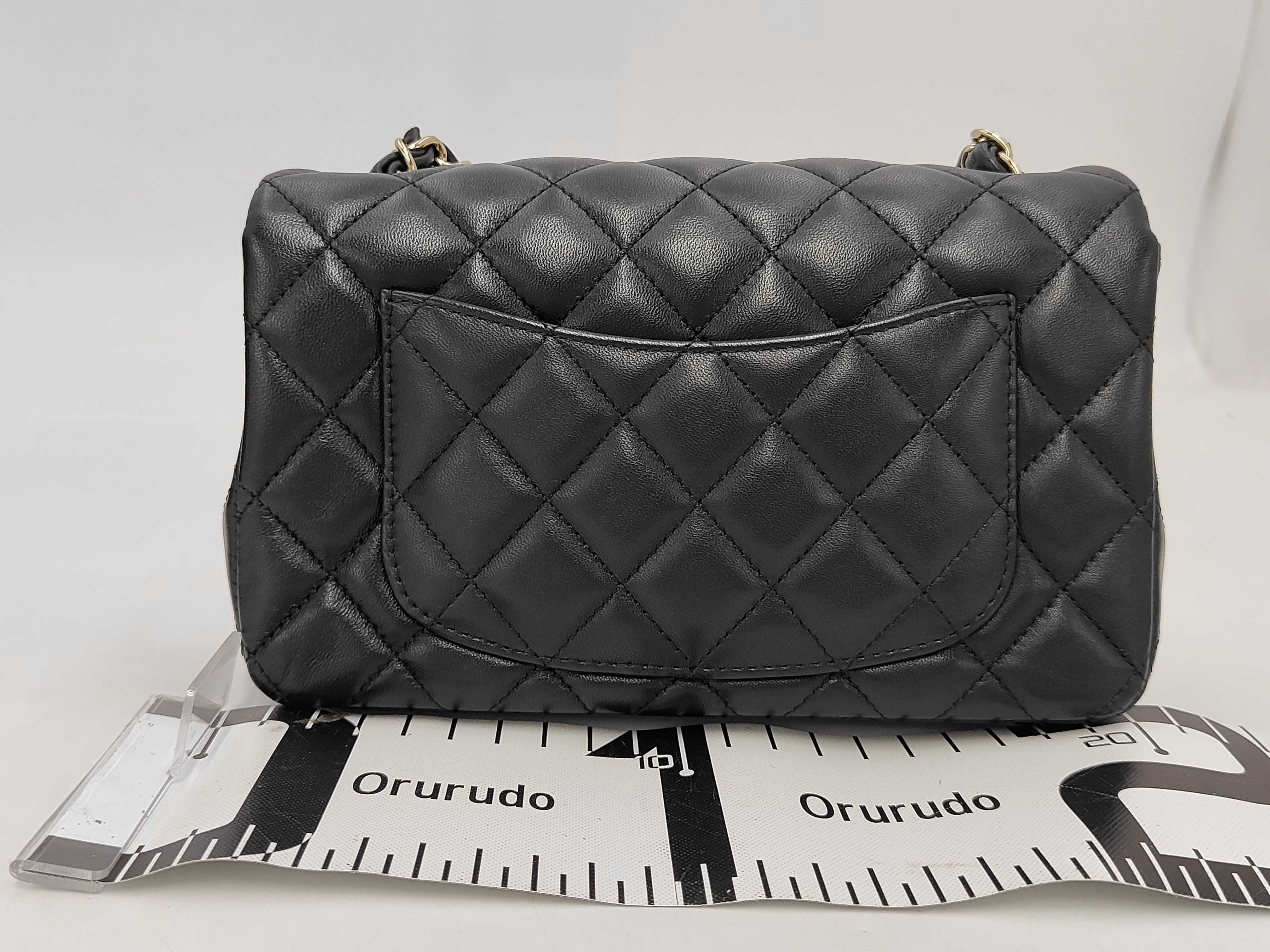Lambskin Mini Matelassé 20 Single Chain Shoulder Bag GD Random Serial Shoulder Bag — view 2