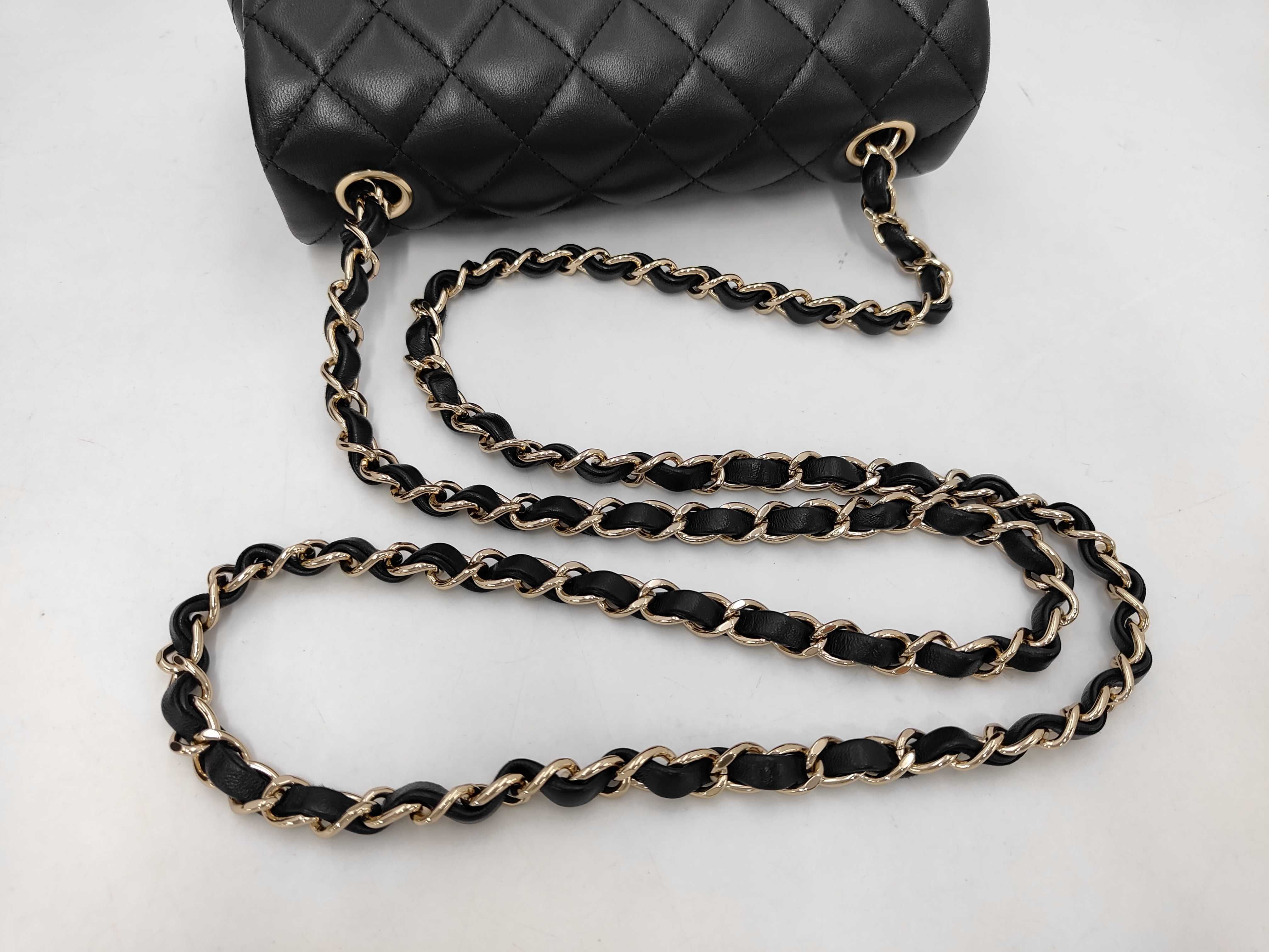 Lambskin Mini Matelassé 20 Single Chain Shoulder Bag GD Random Serial Shoulder Bag — view 5