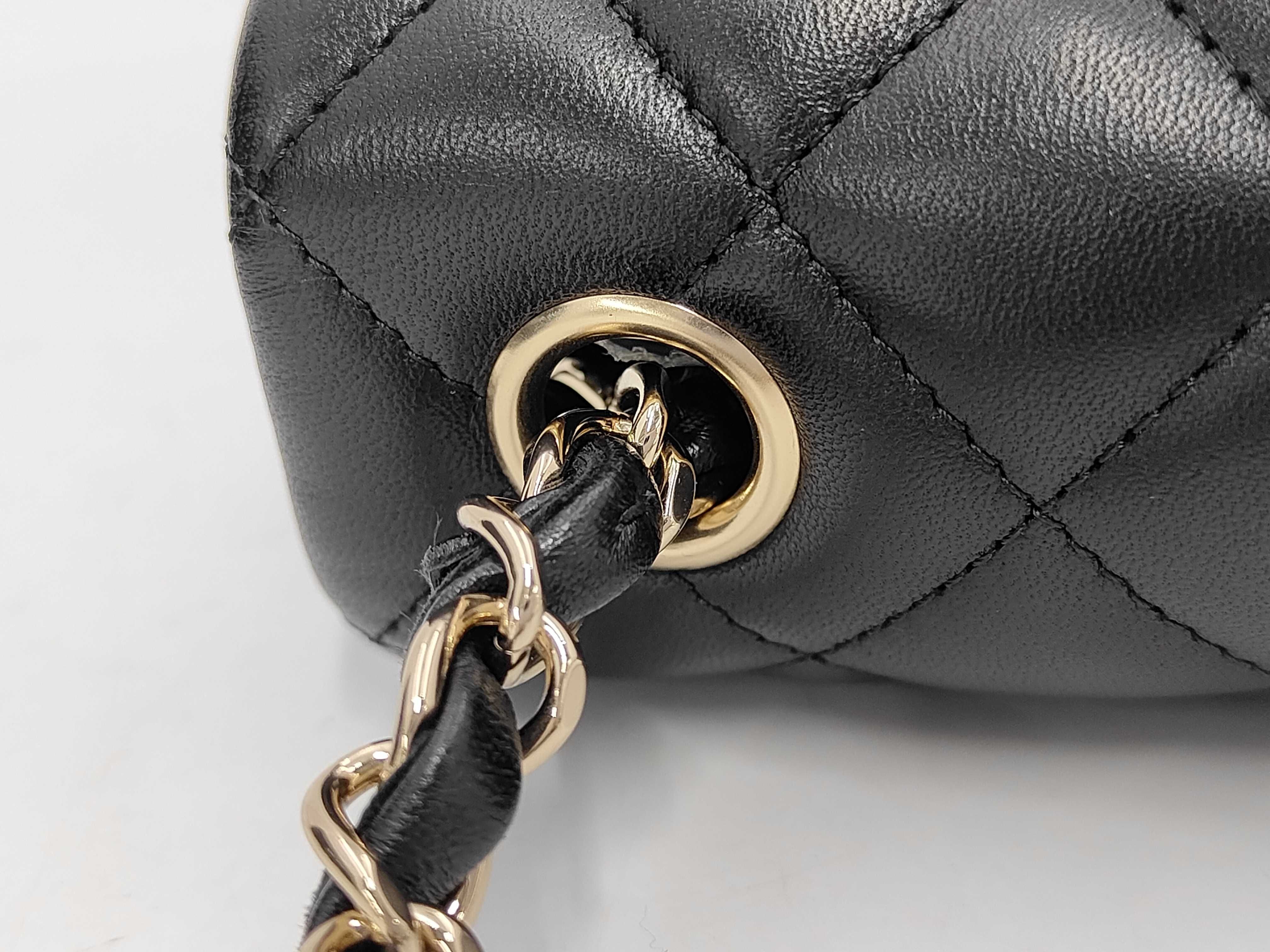 Lambskin Mini Matelassé 20 Single Chain Shoulder Bag GD Random Serial Shoulder Bag — view 6