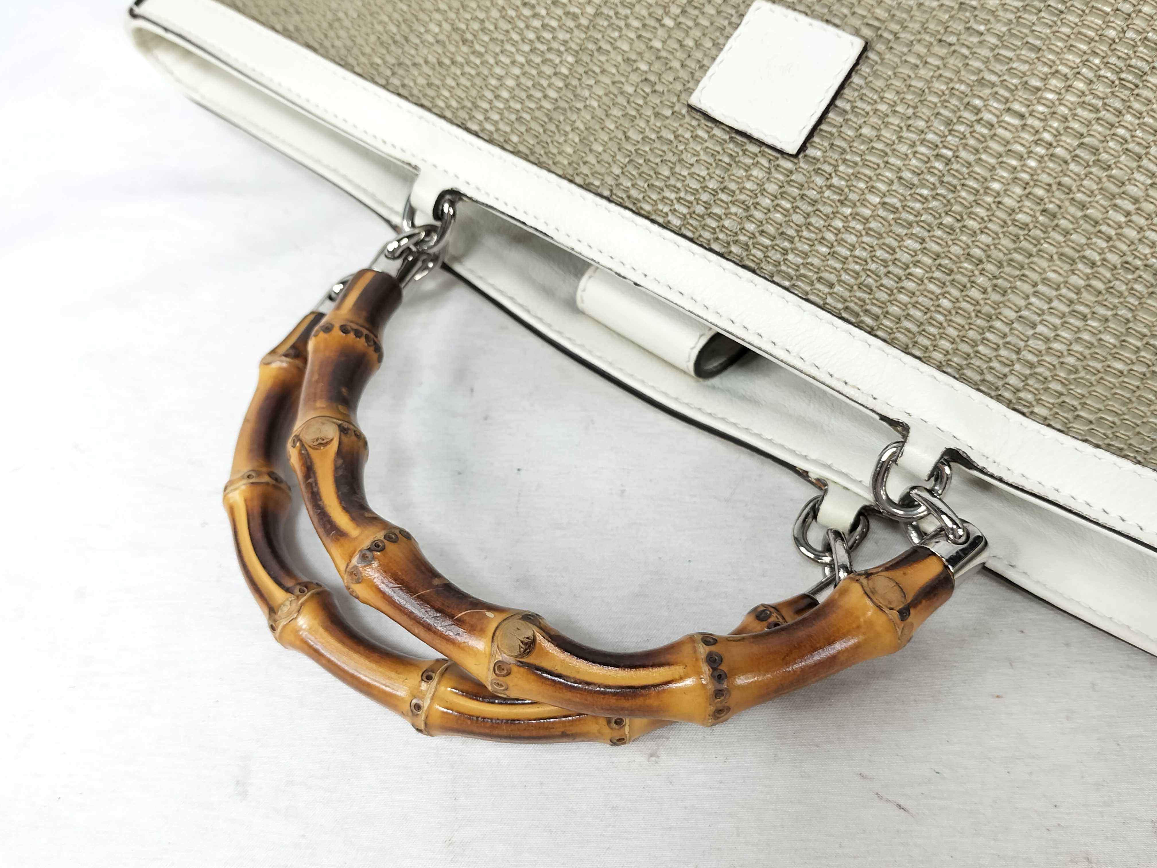 Bamboo Leather x Basket 311175 Handbag — view 3