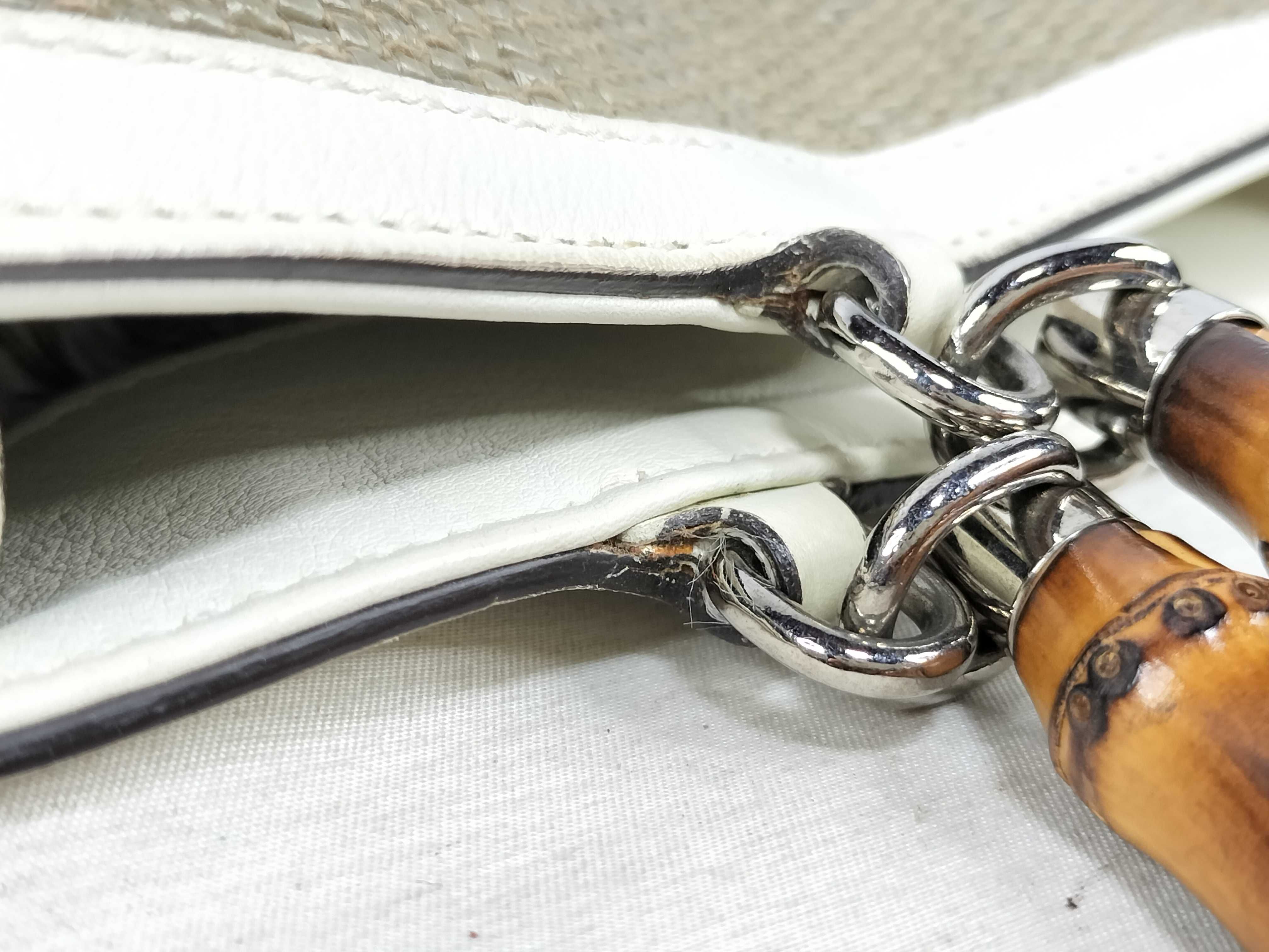Bamboo Leather x Basket 311175 Handbag — view 5