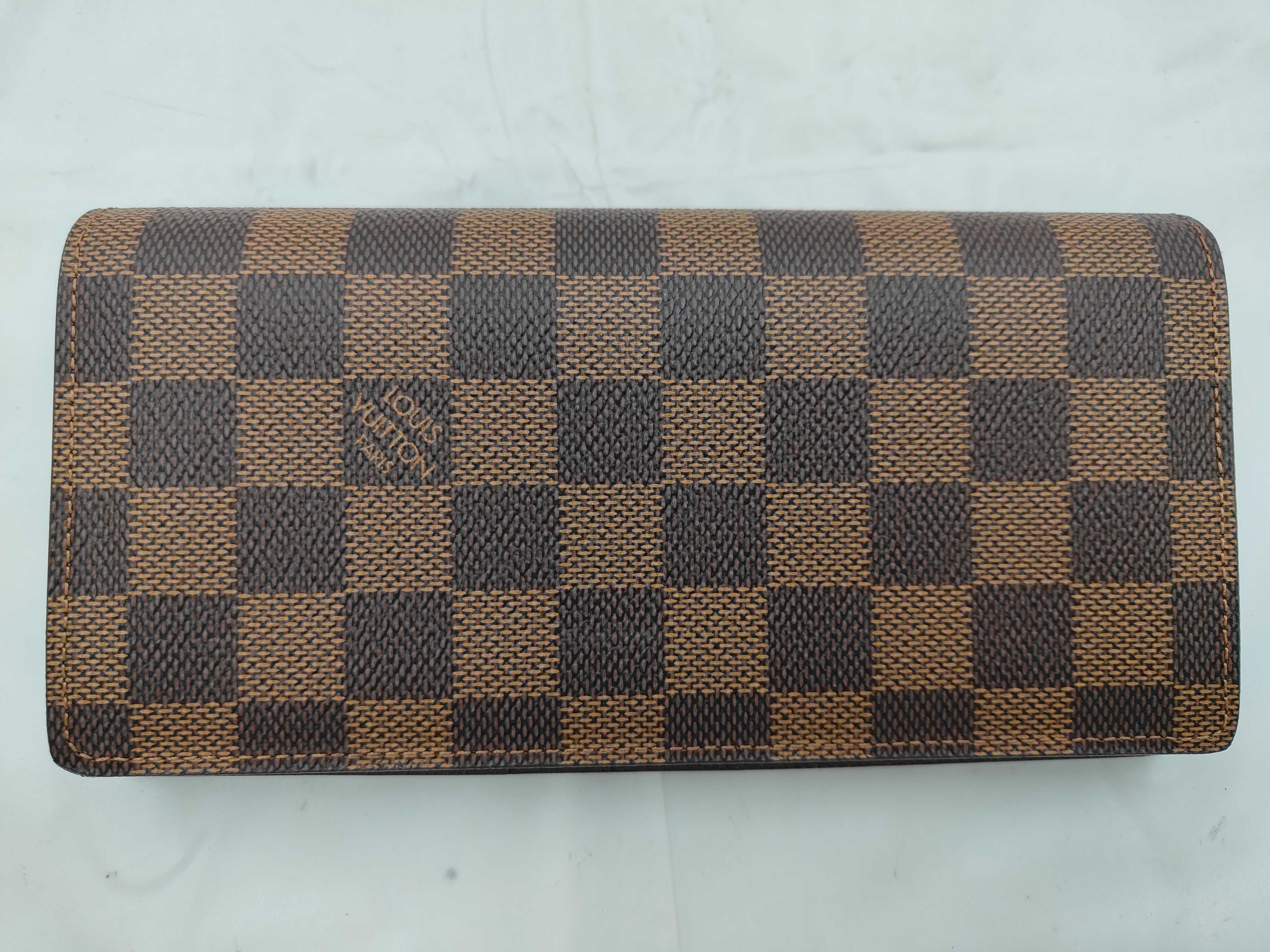 LV Brazza wallet with name engraving