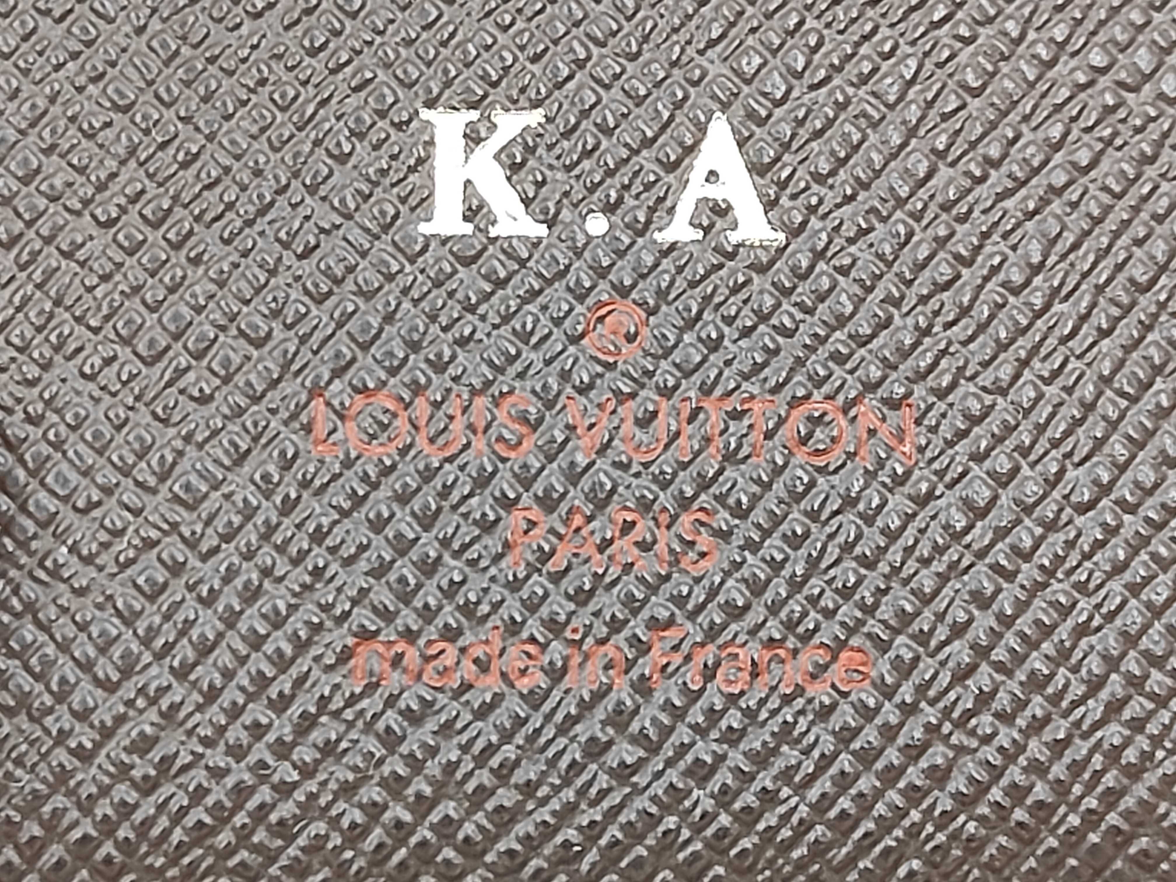 LV Brazza wallet with name engraving — view 6