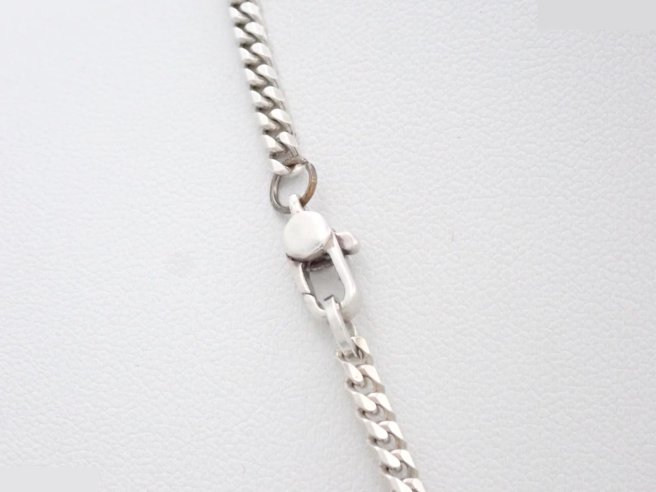necklace, 925 sterling silver, 21.3g, knot infinity design. — view 2