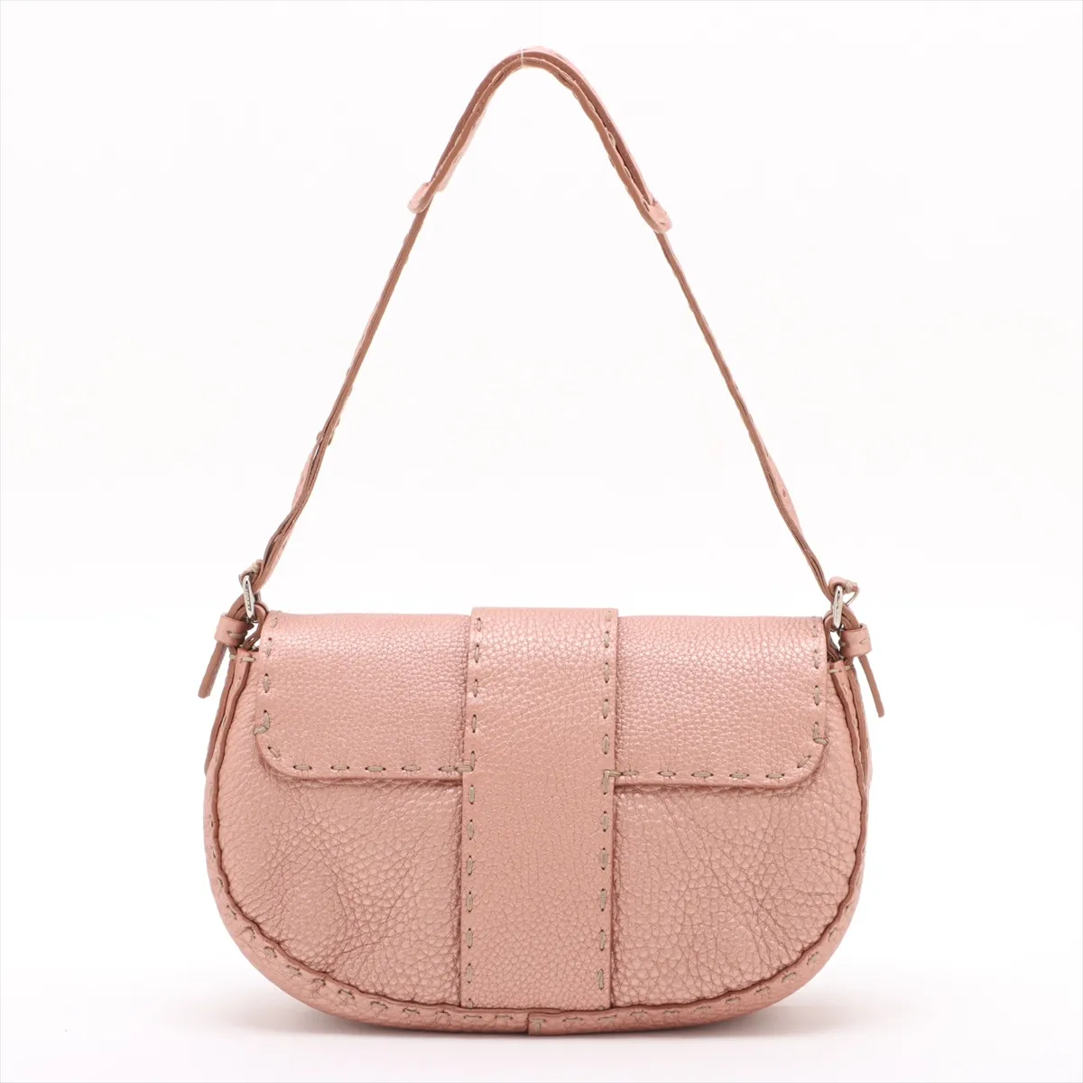 Selleria Leather Handbag Pink 8BR430 — view 2