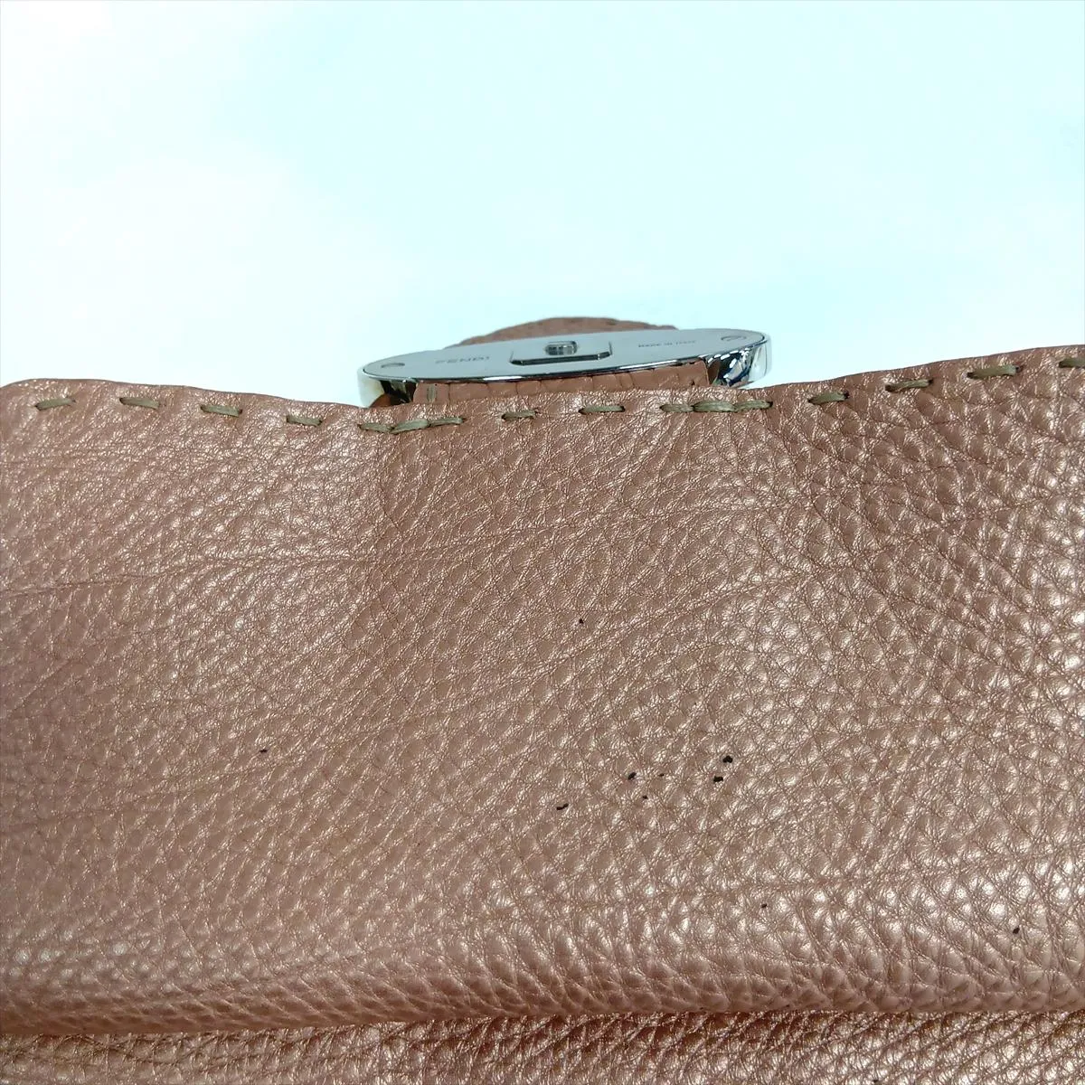 Selleria Leather Handbag Pink 8BR430 — view 13