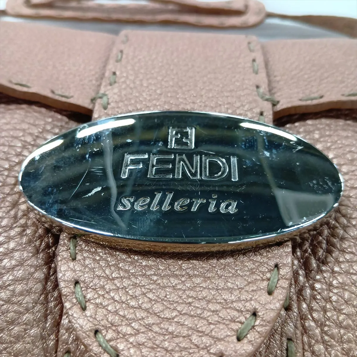 Selleria Leather Handbag Pink 8BR430 — view 14