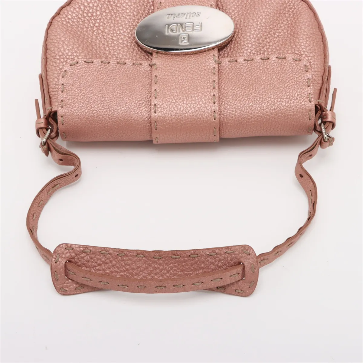 Selleria Leather Handbag Pink 8BR430 — view 5