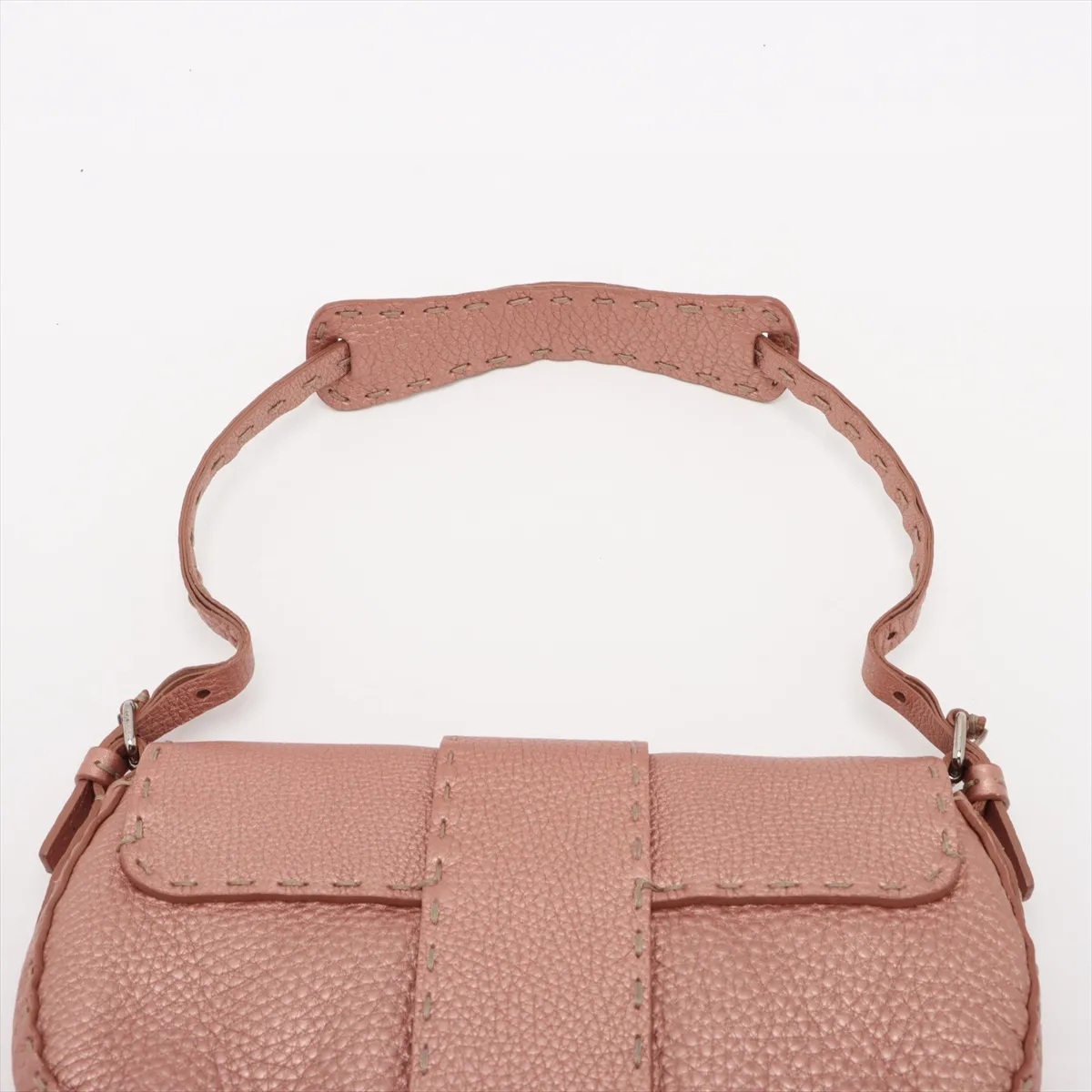 Selleria Leather Handbag Pink 8BR430 — view 6