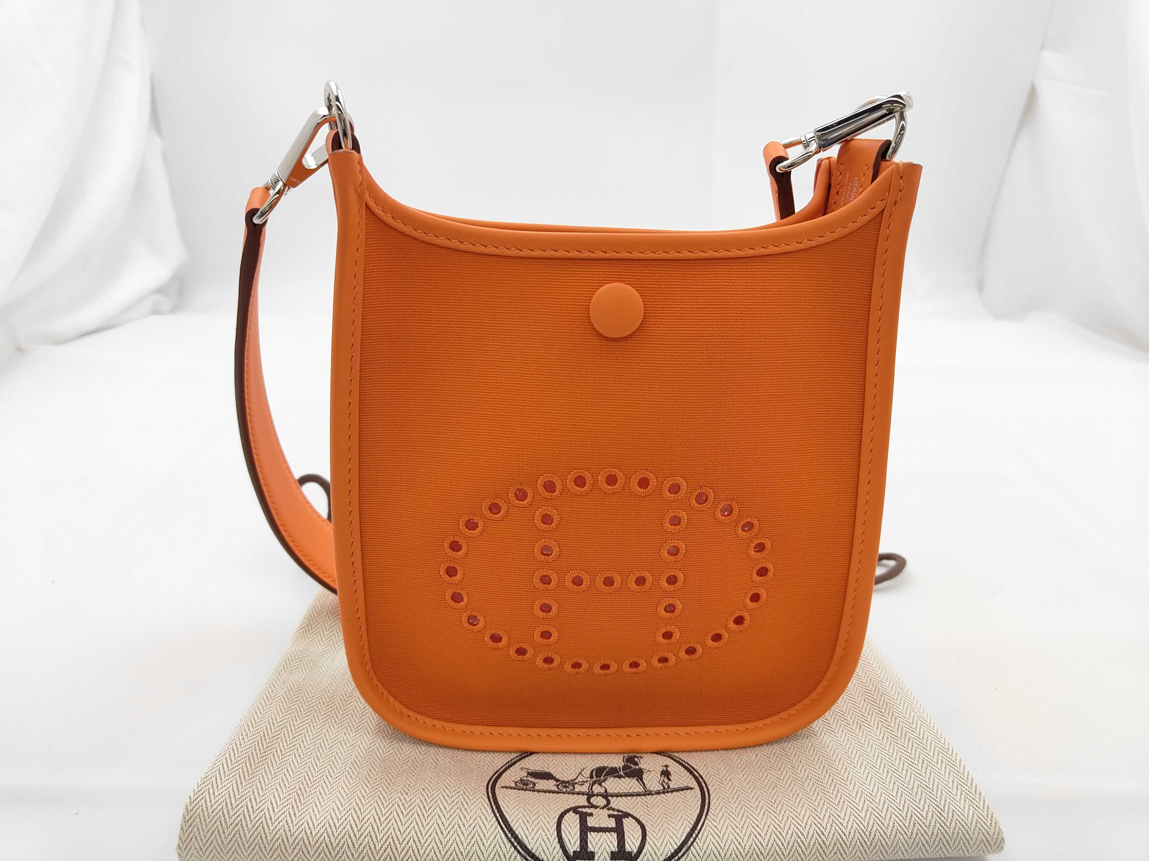 Neo Evelyne TPM Toile Officier Swift W stamp Orange Shoulder Bag