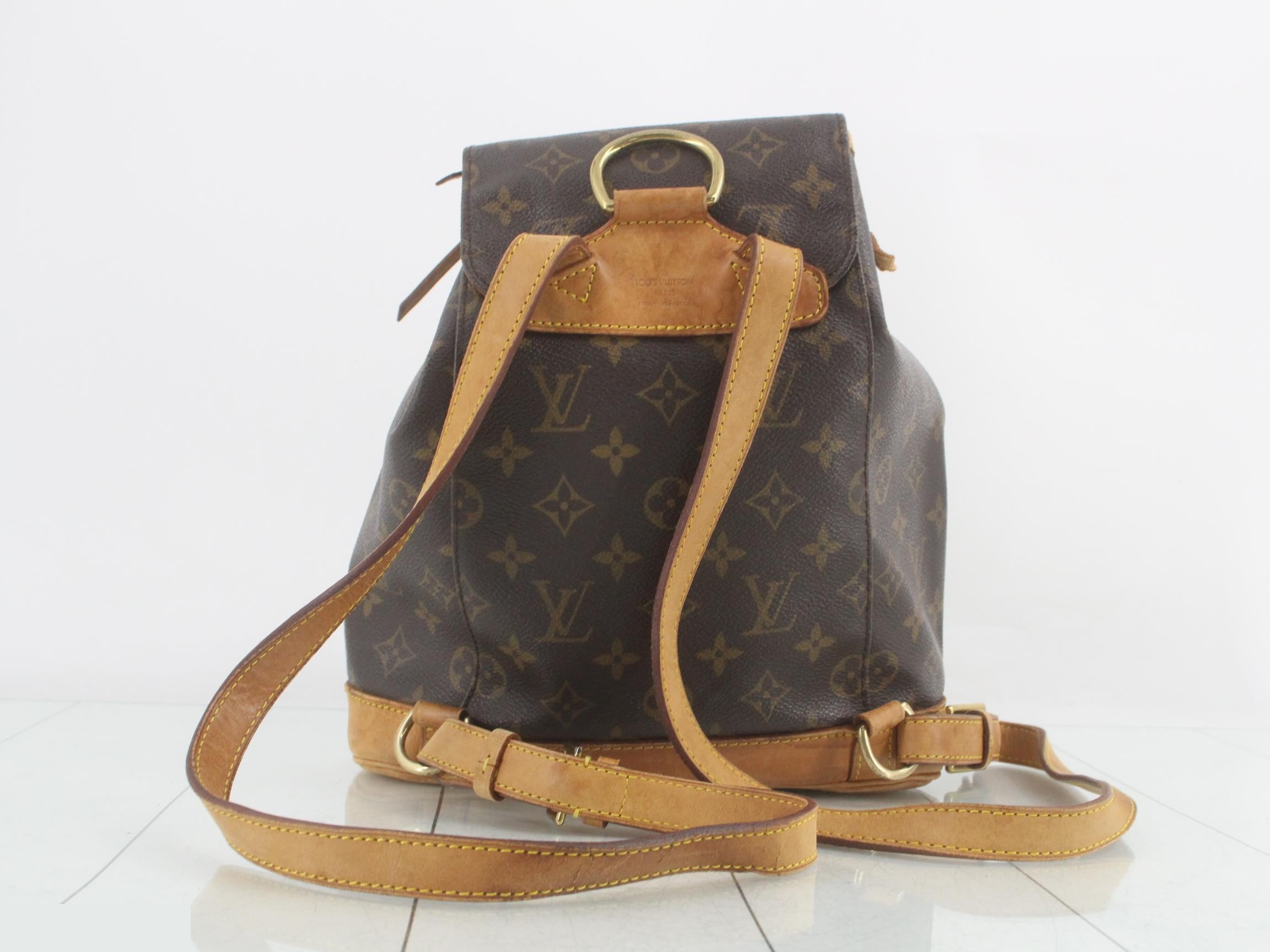 M51135 Montsouris GM Backpack, Monogram, Brown Leather — view 2