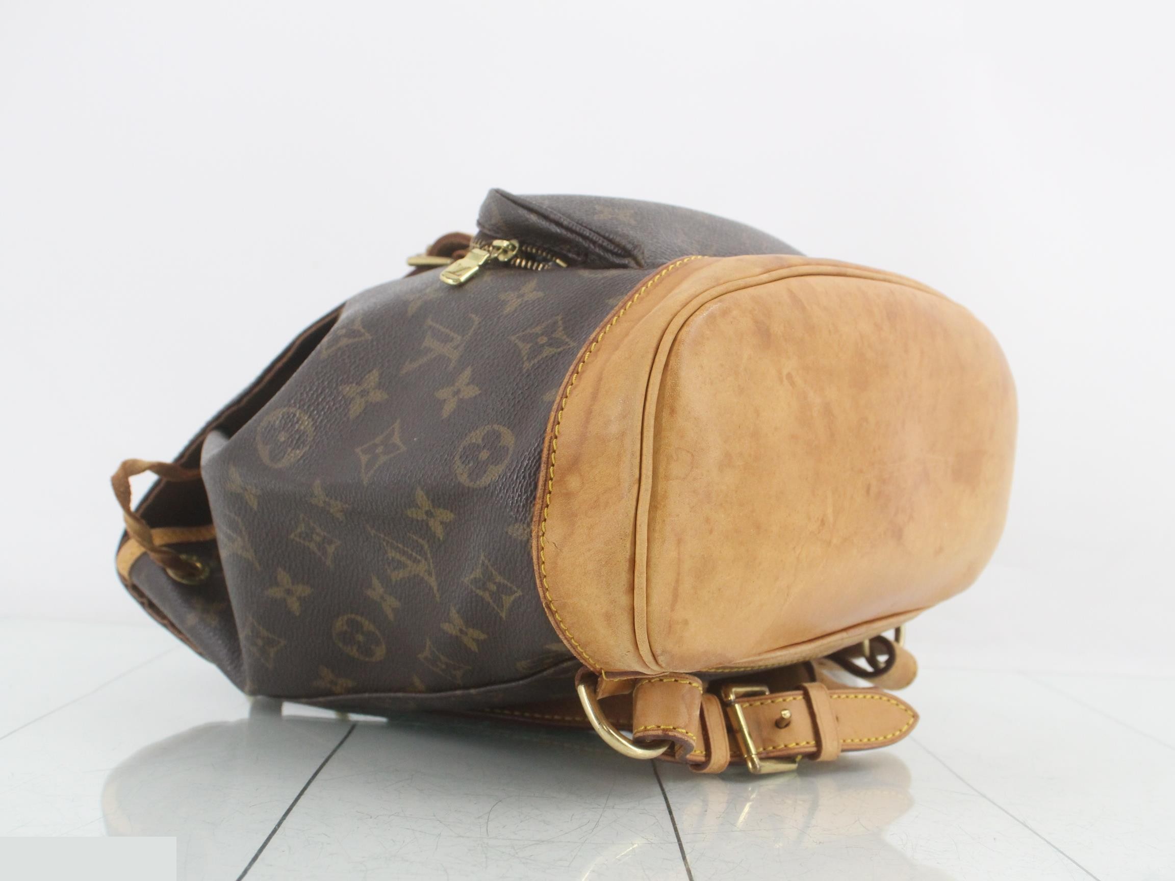 M51135 Montsouris GM Backpack, Monogram, Brown Leather — view 5