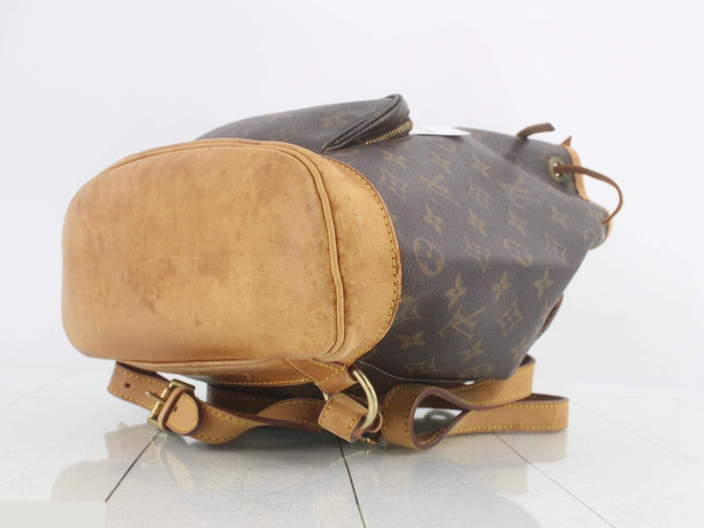 M51135 Montsouris GM Backpack, Monogram, Brown Leather — view 6