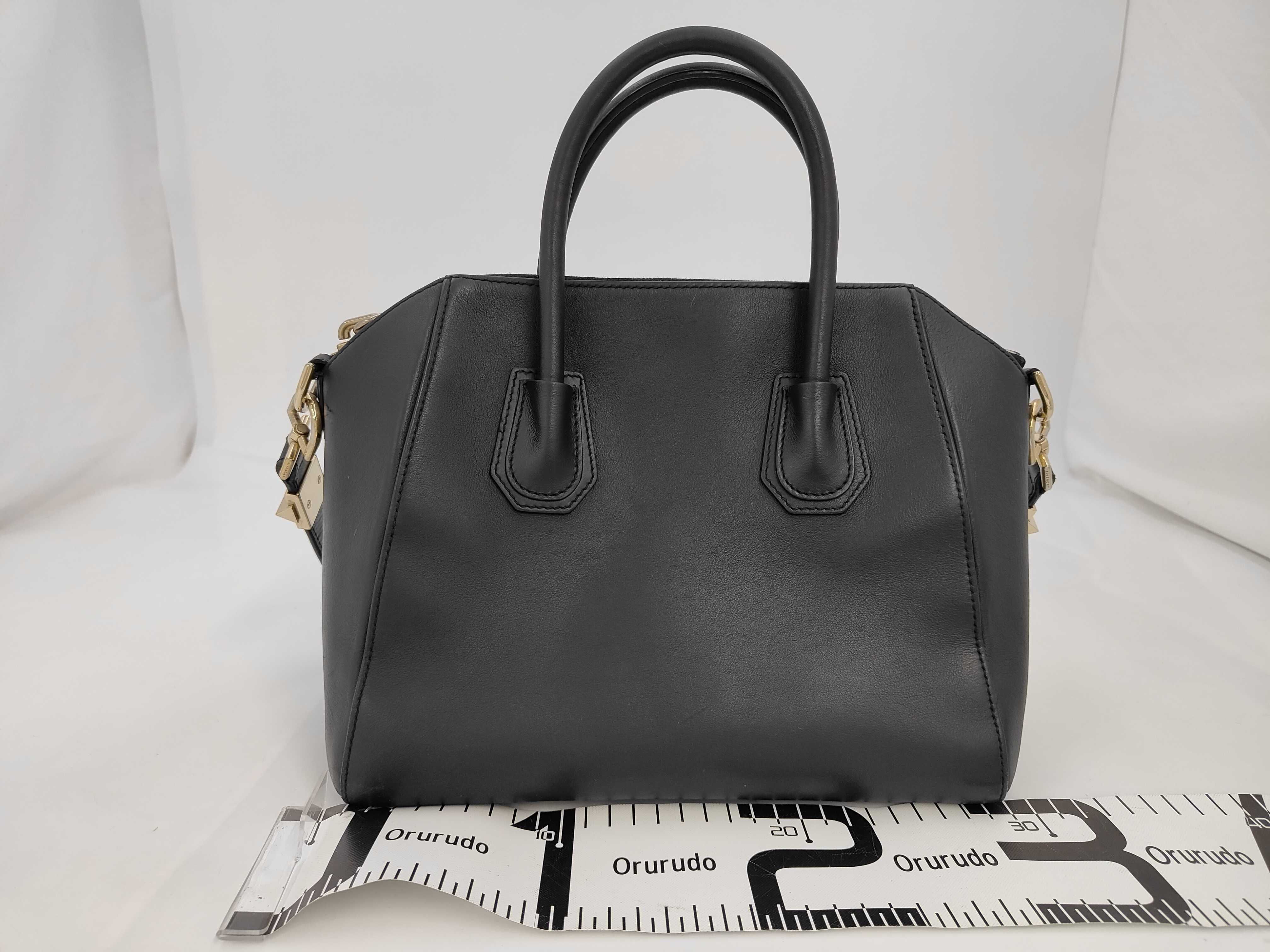 Antigona Black Matte Small Handbag — view 2