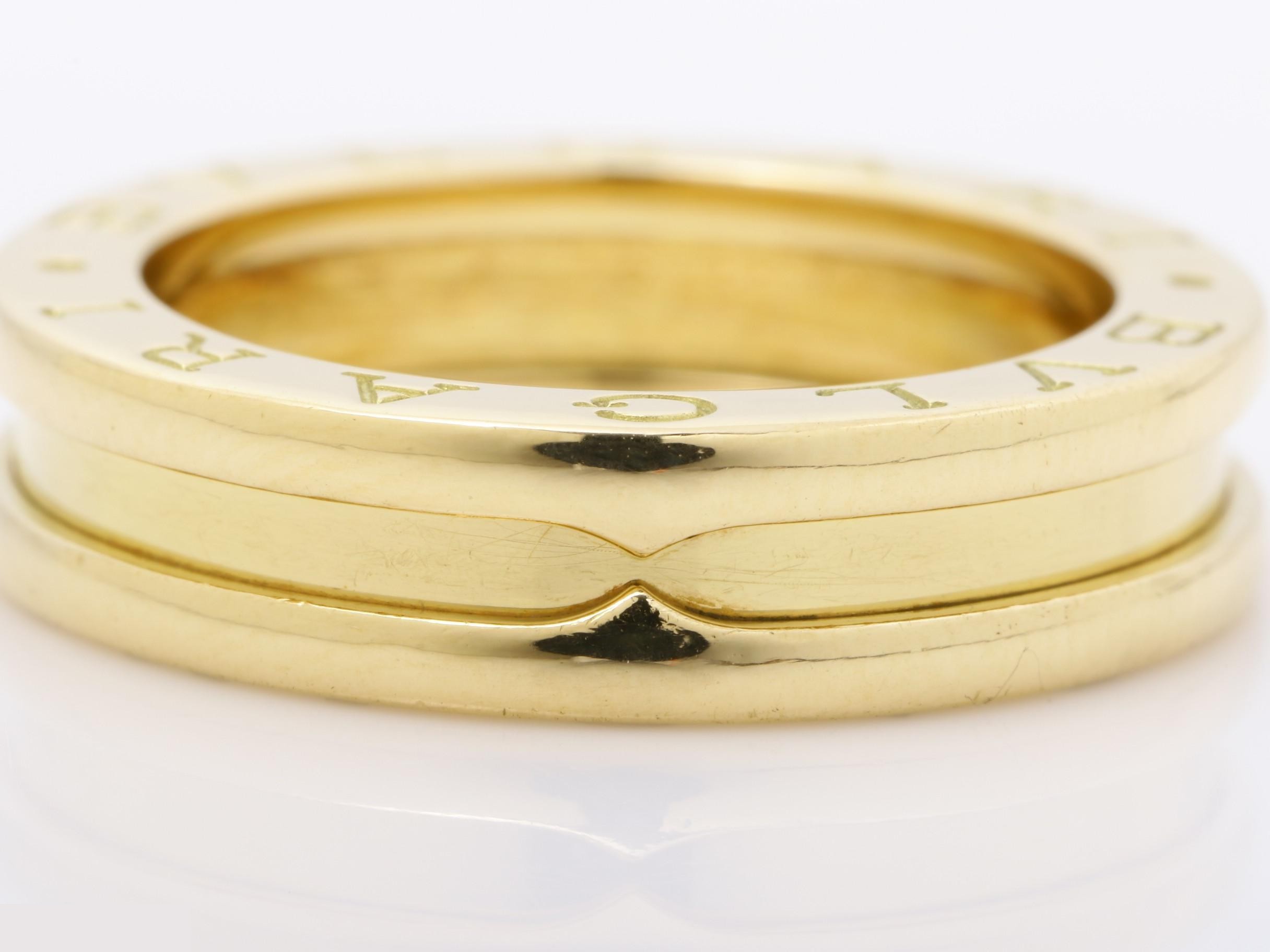 B.zero1 Ring, 750YG, Size #48, 6.0g — view 2
