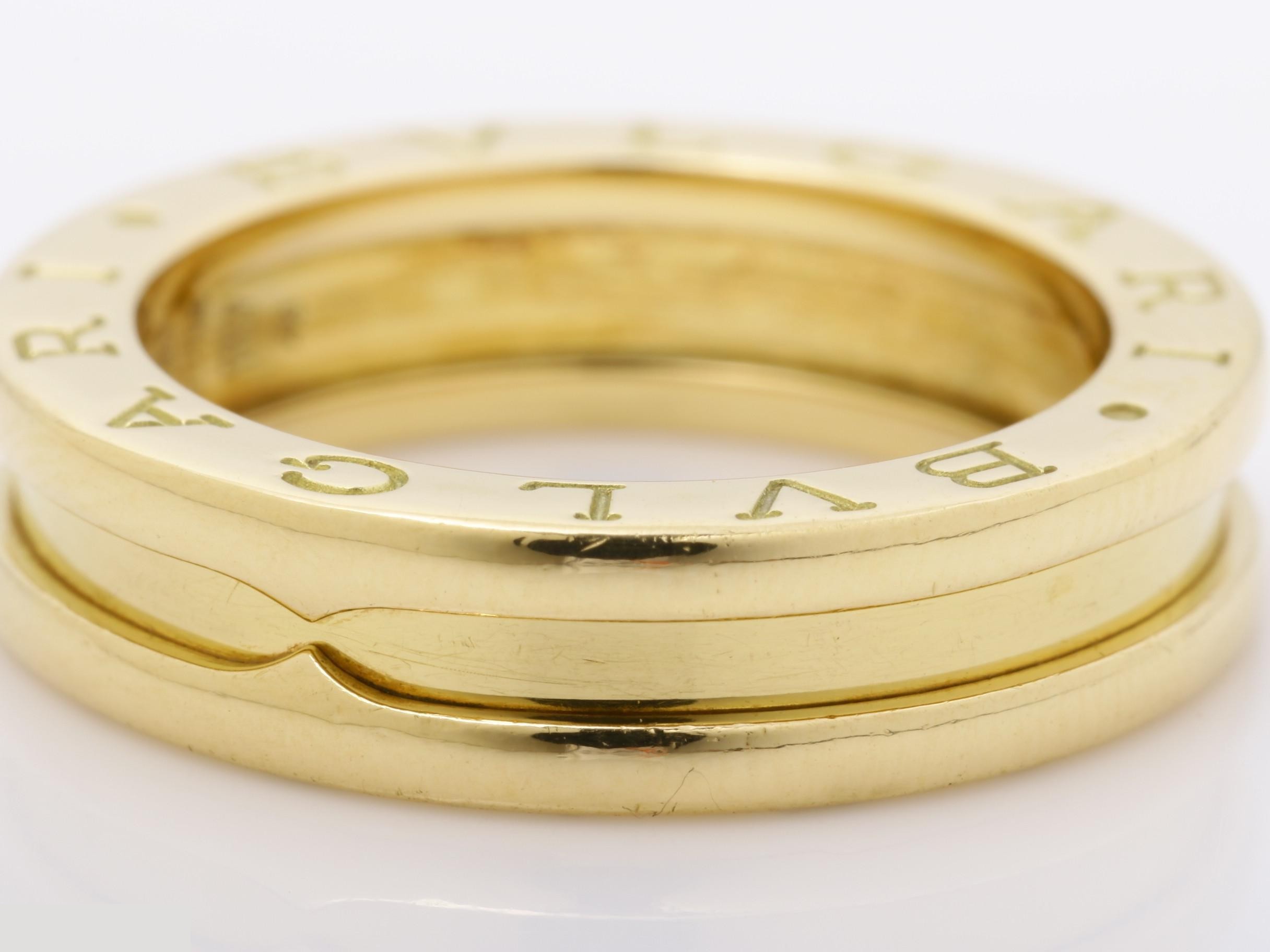 B.zero1 Ring, 750YG, Size #48, 6.0g — view 3