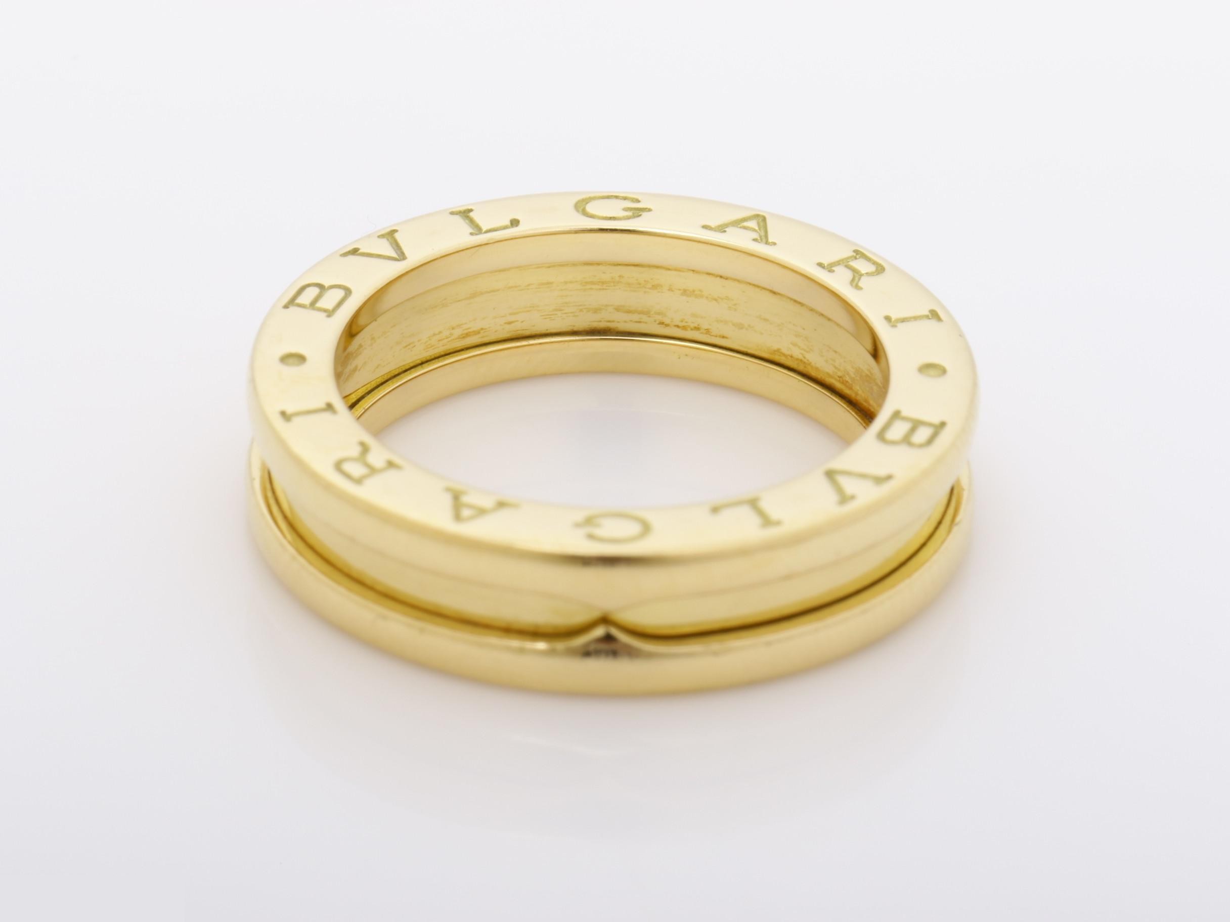 B.zero1 Ring, 750YG, Size #48, 6.0g — view 4