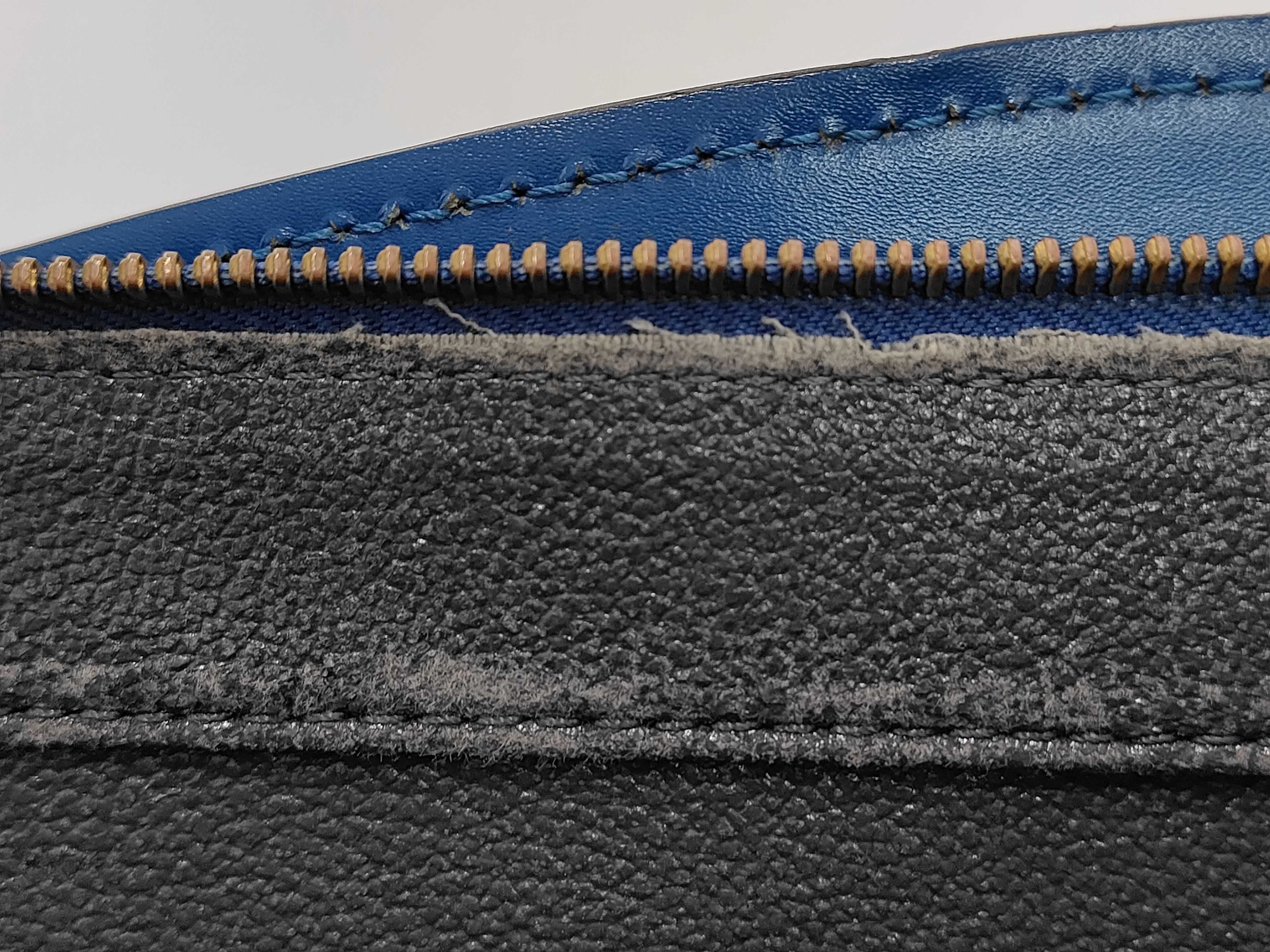 Epi Leather Handbag, Toledo Blue — view 9