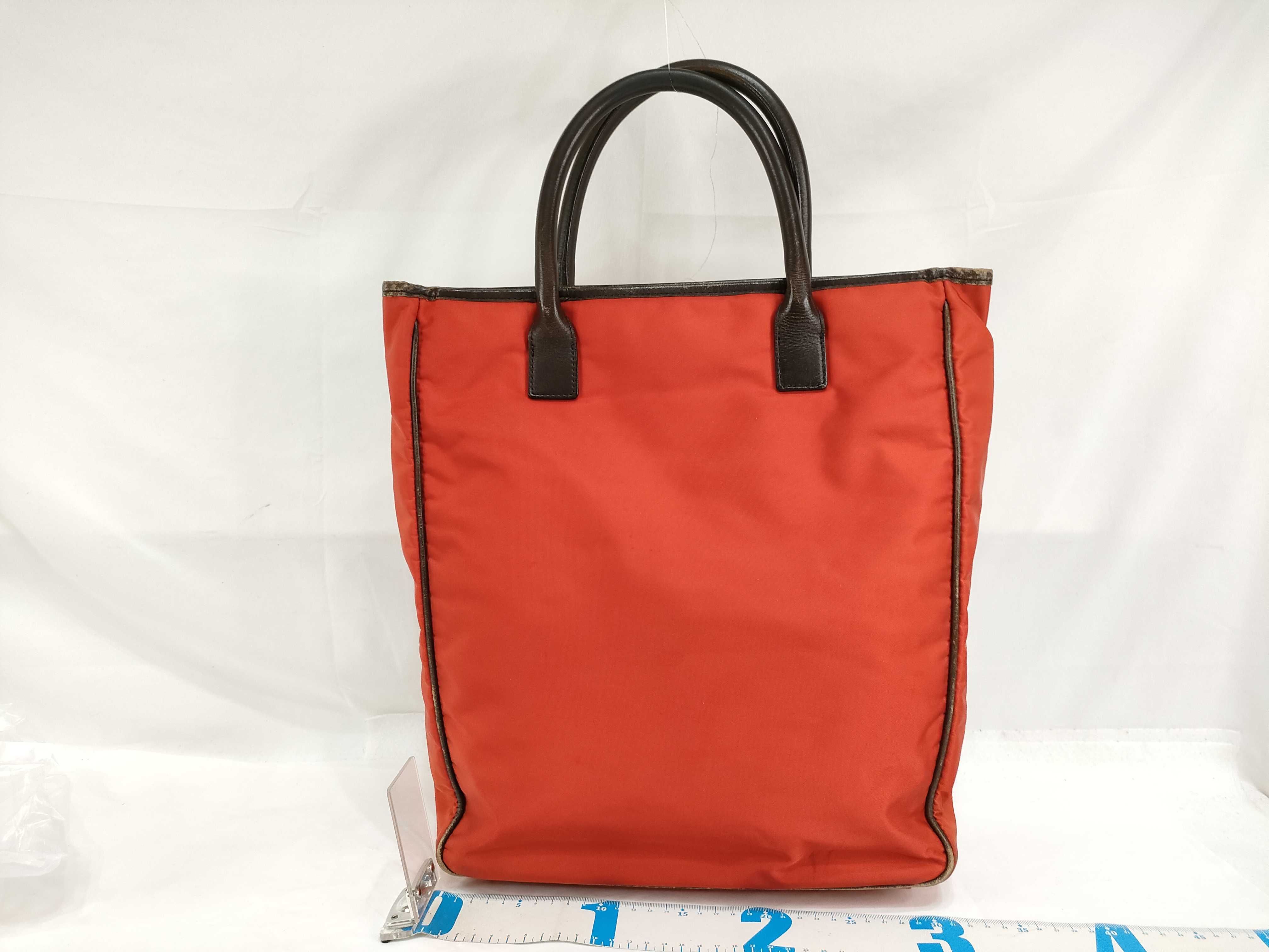 Black Label Red Nylon Tote Bag — view 2