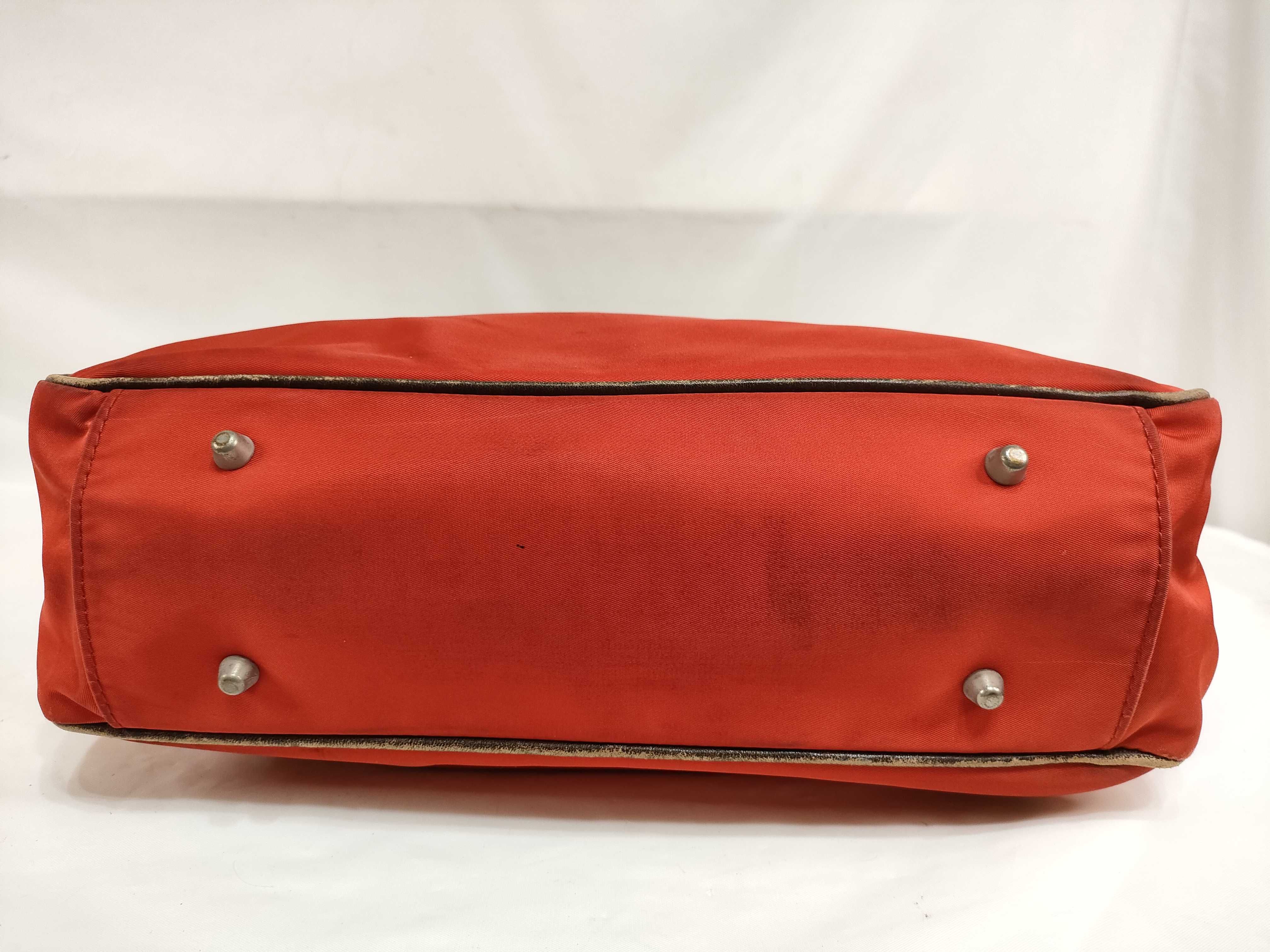 Black Label Red Nylon Tote Bag — view 8