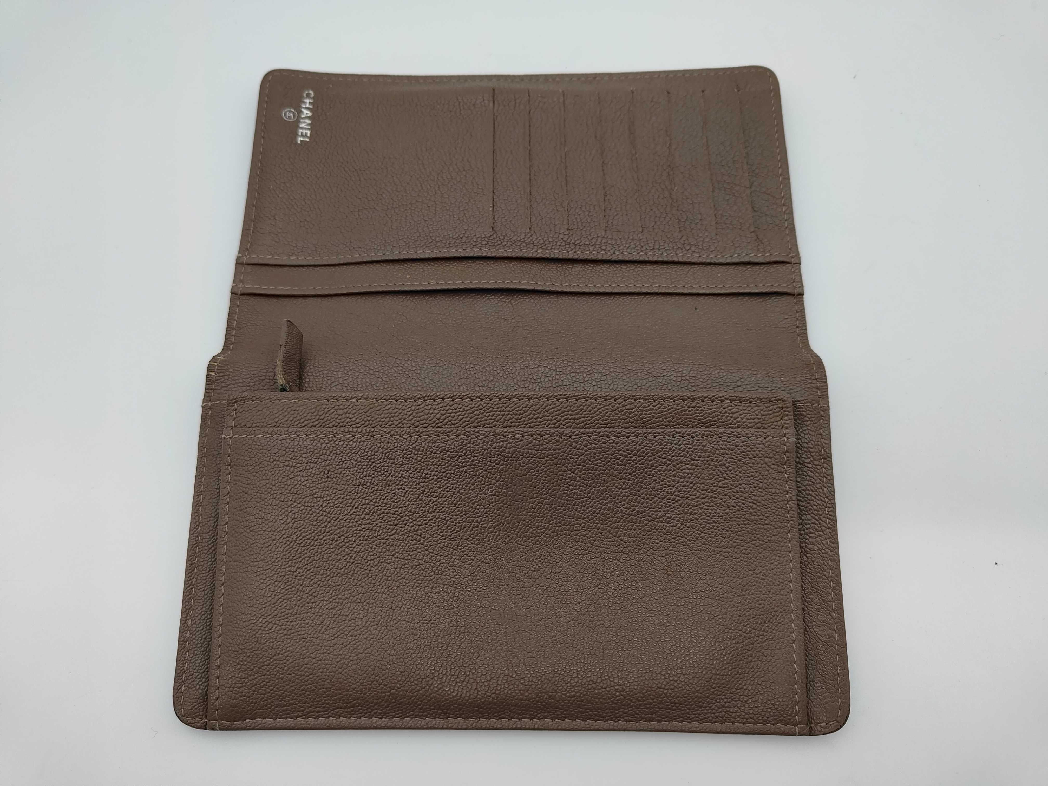 12924002 Bi-fold Wallet, Bicolore Coco Mark, Black Leather Wallet — view 11
