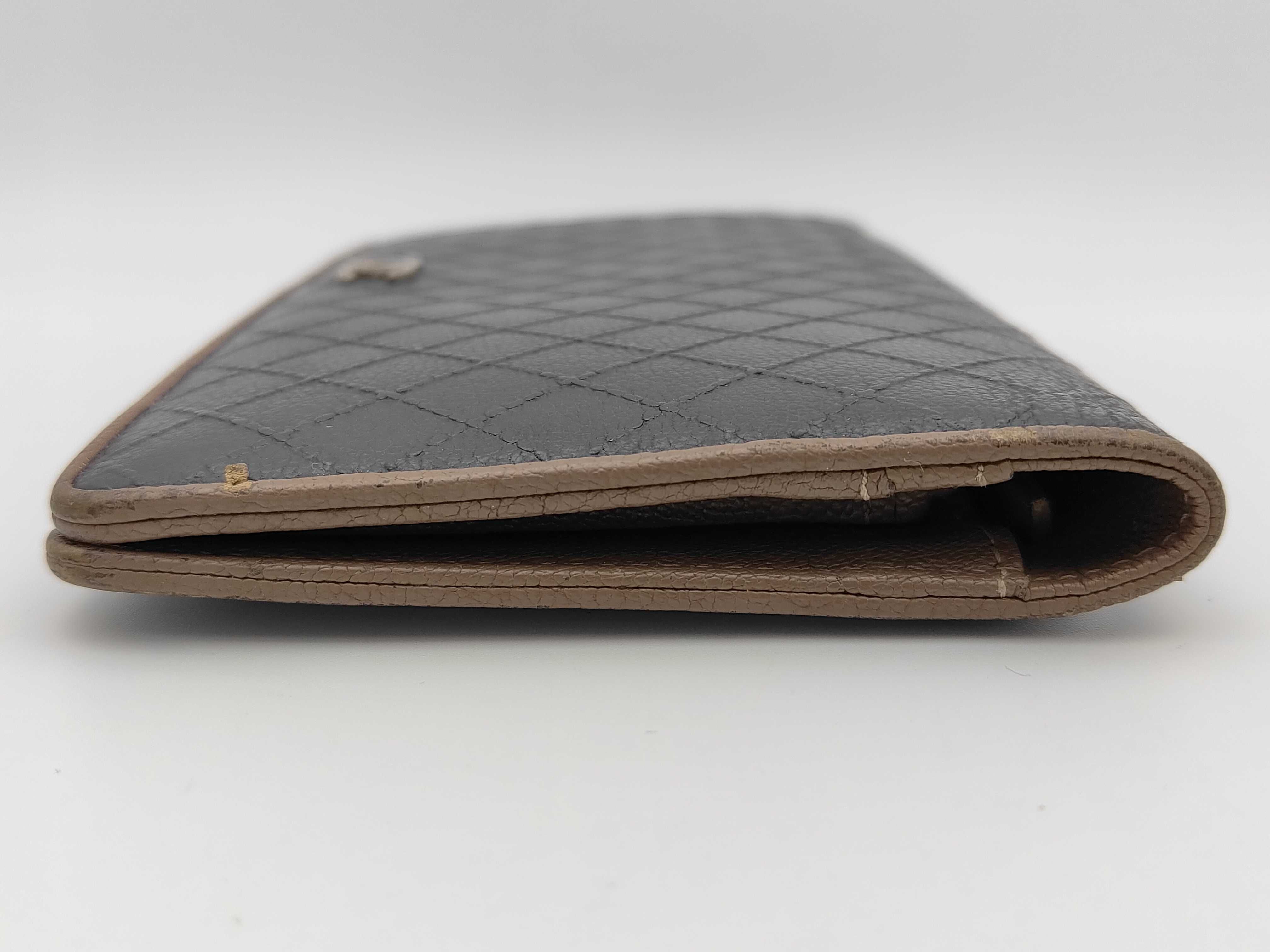 12924002 Bi-fold Wallet, Bicolore Coco Mark, Black Leather Wallet — view 5