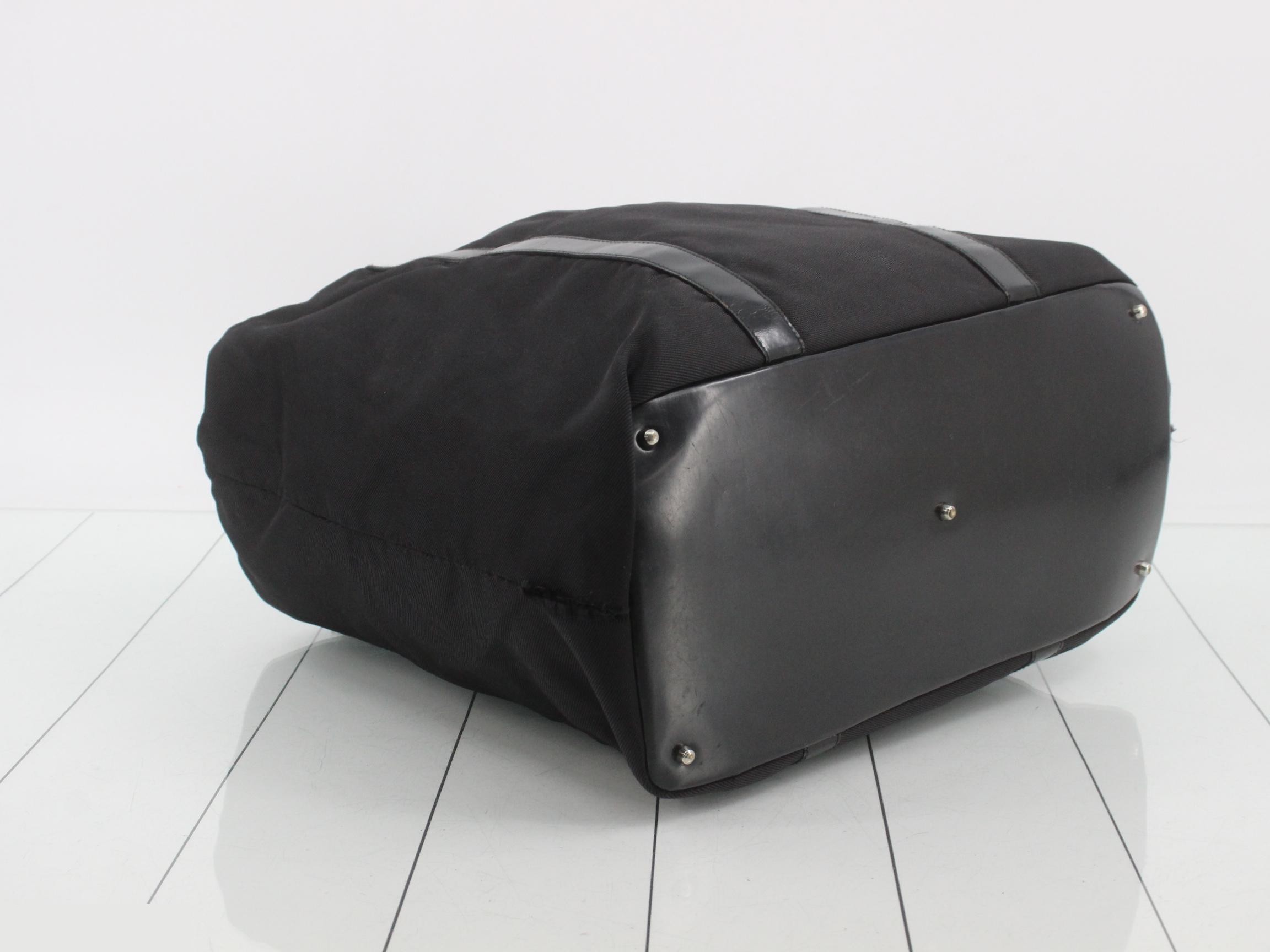 002 2354 0412 5 Bamboo Tote Bag Nylon Black — view 5