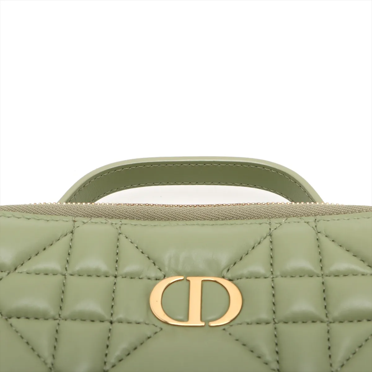 Macrocanage Caro Box Bag Leather 2WAY Handbag Green — view 6