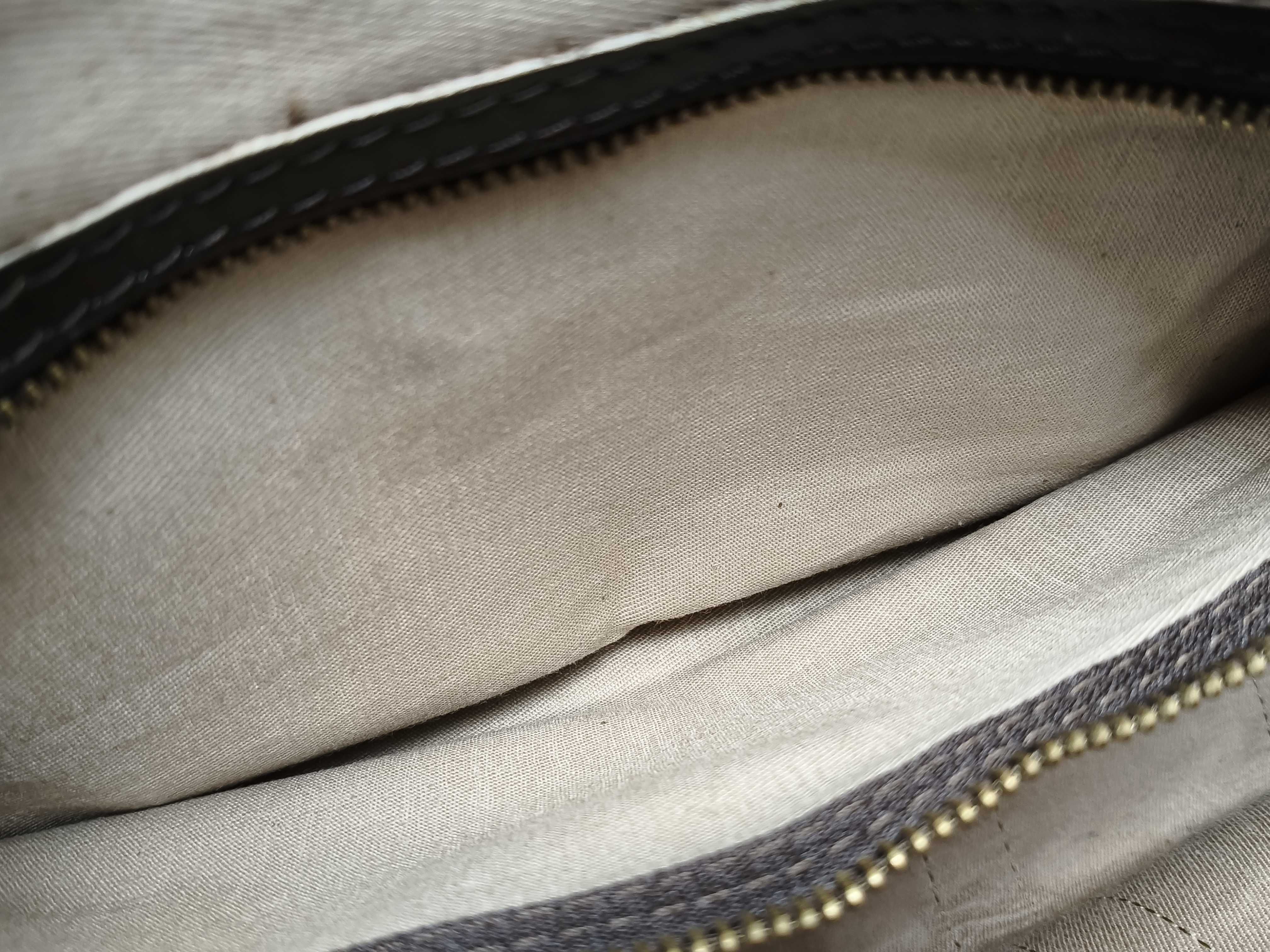 Trotter Dior Trotter Handbag Leather Canvas Brown Handbag — view 11