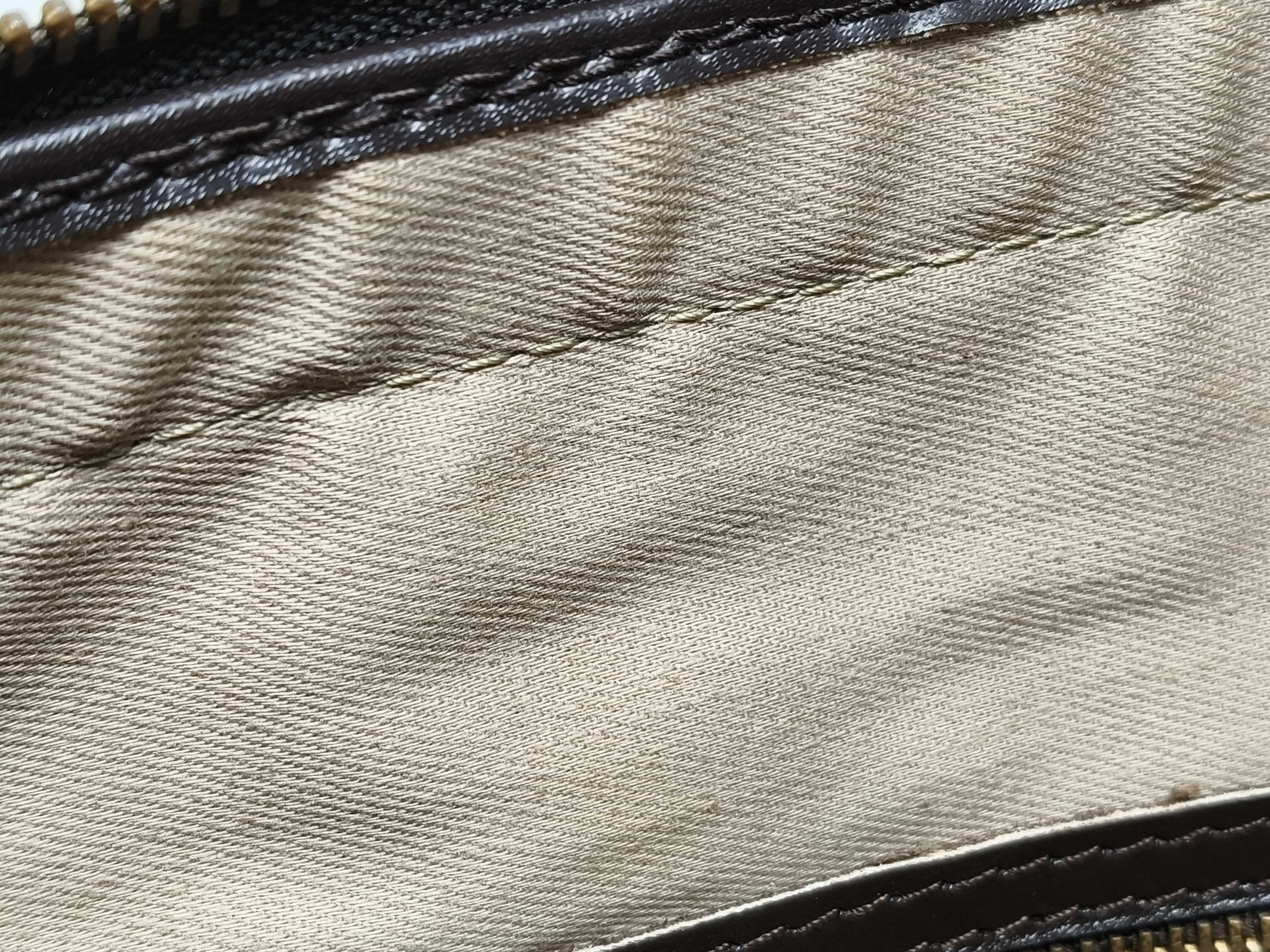 Trotter Dior Trotter Handbag Leather Canvas Brown Handbag — view 14