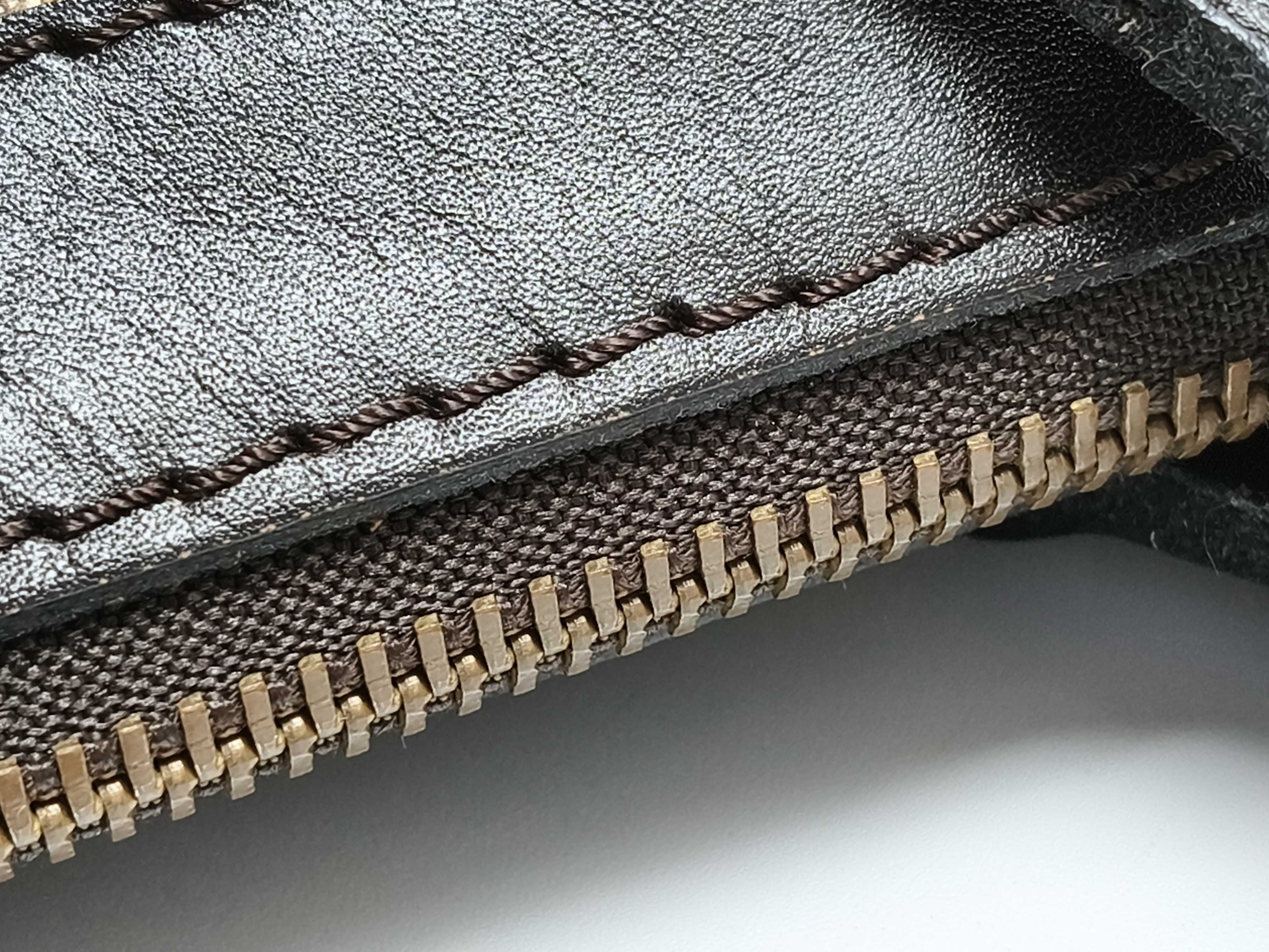 Trotter Dior Trotter Handbag Leather Canvas Brown Handbag — view 6