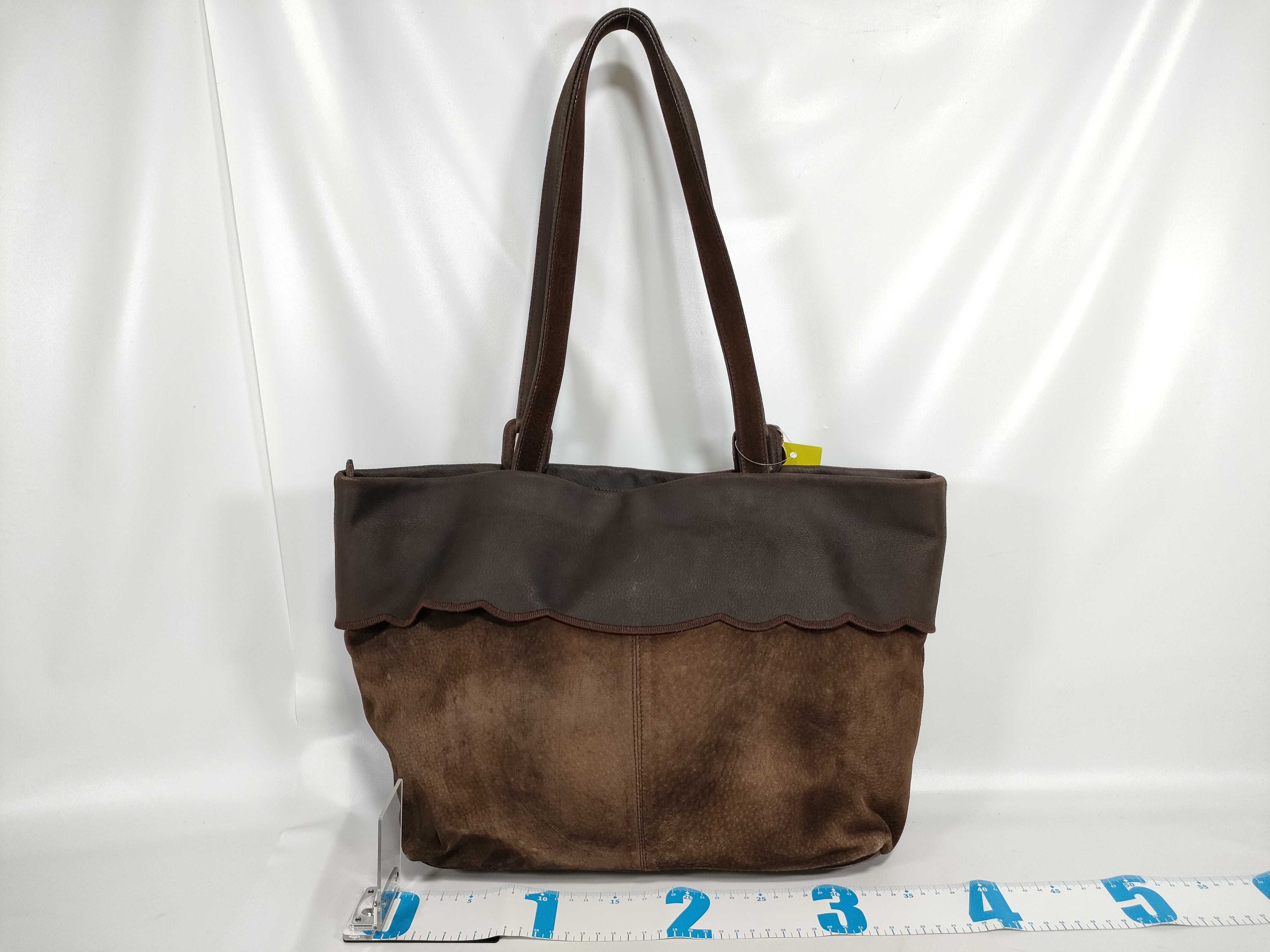 Suede x Leather Tote Bag — view 2