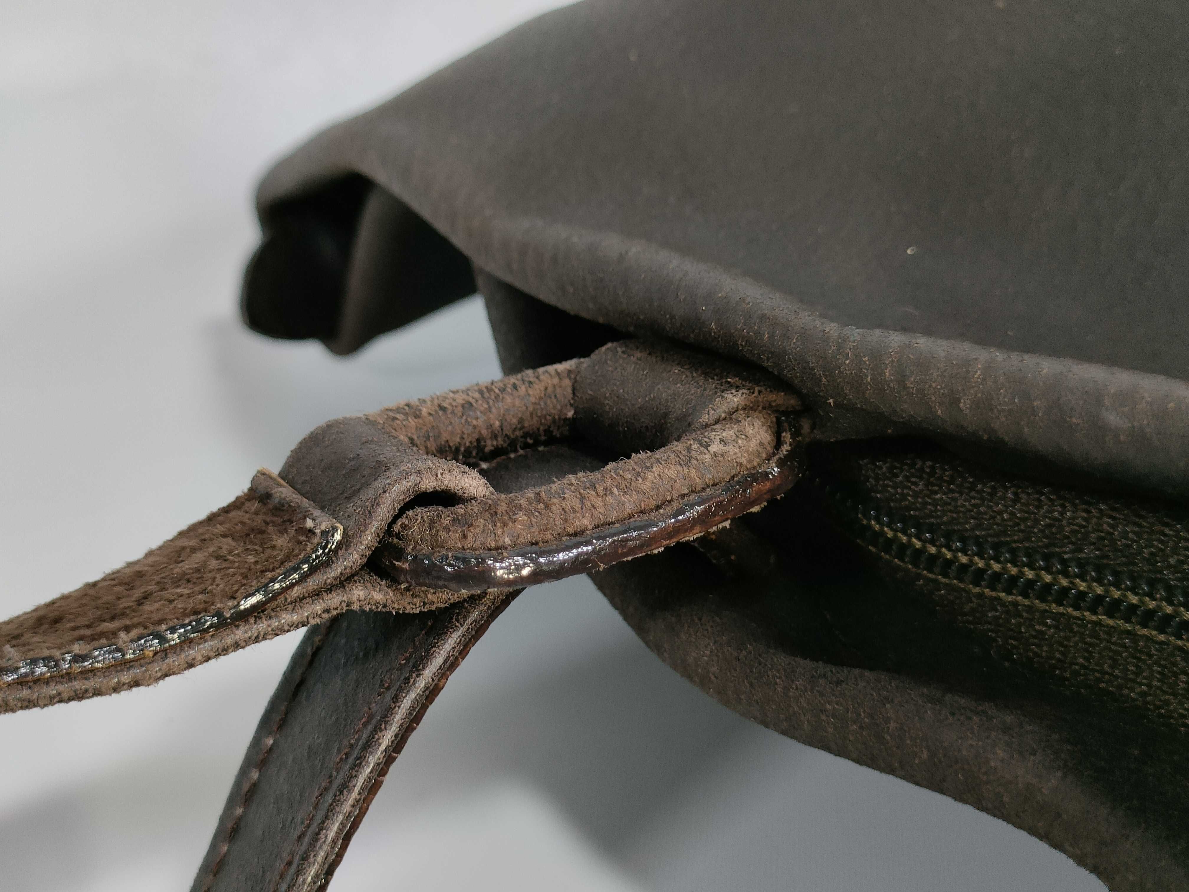 Suede x Leather Tote Bag — view 5
