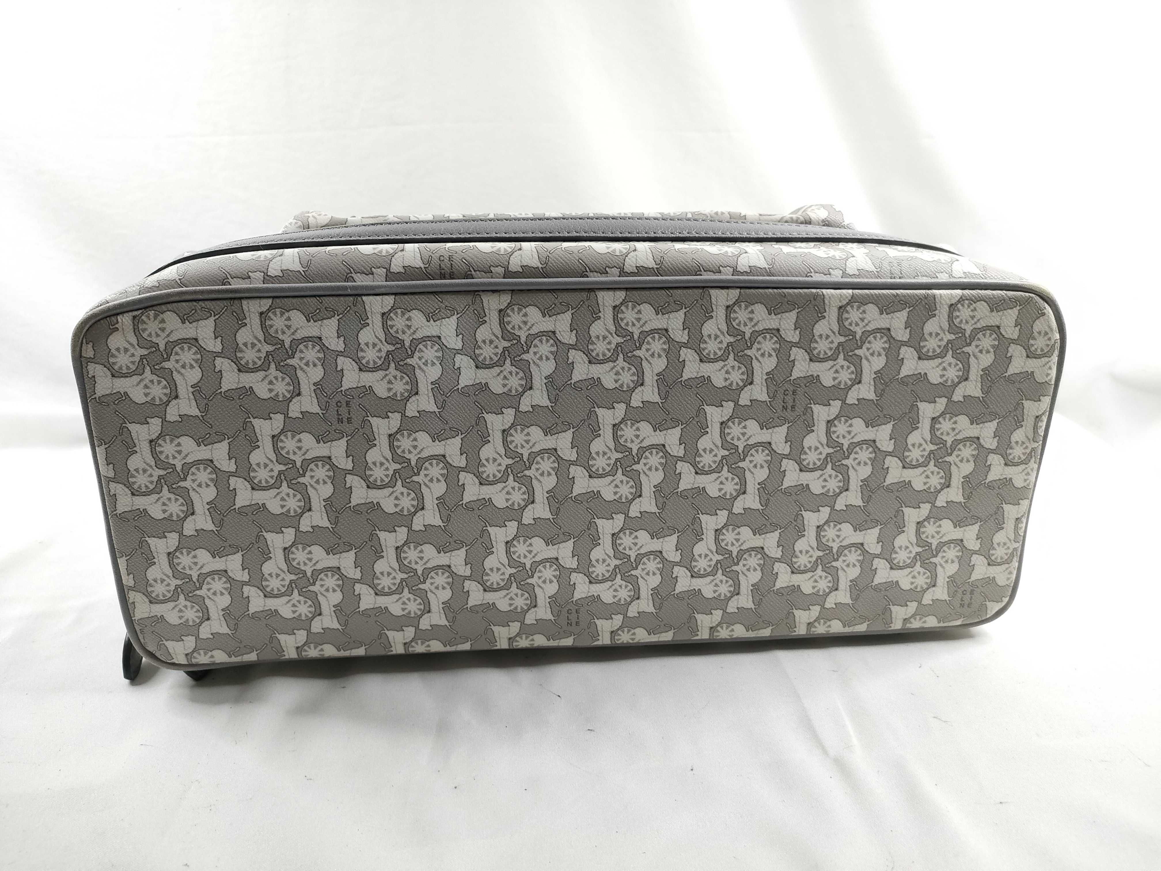 Sulky PVC Leather Shoulder Bag (Gray) — view 4