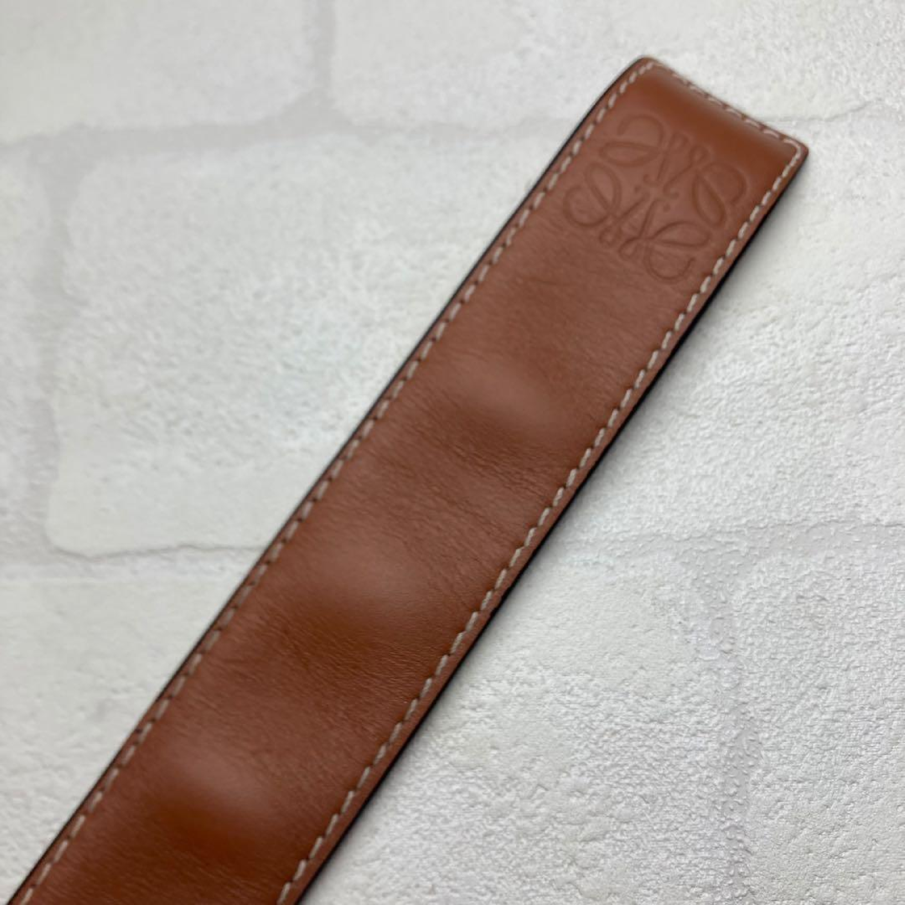 Slap Bracelet, Leather, Camel, Bangle, Anagram, Other Accessories — view 4